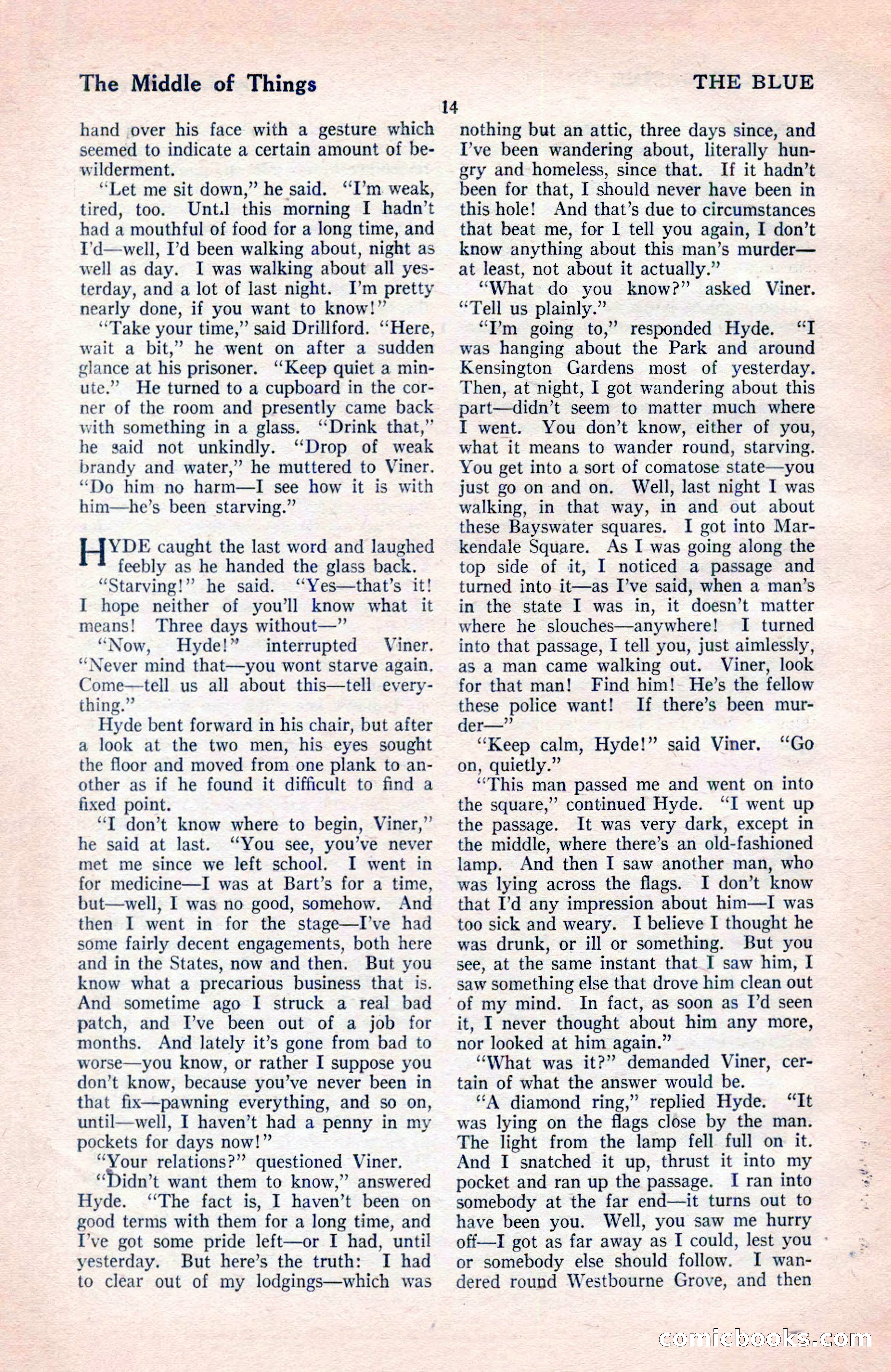 The Blue Book Magazine, May 1922 — page 20 of 208