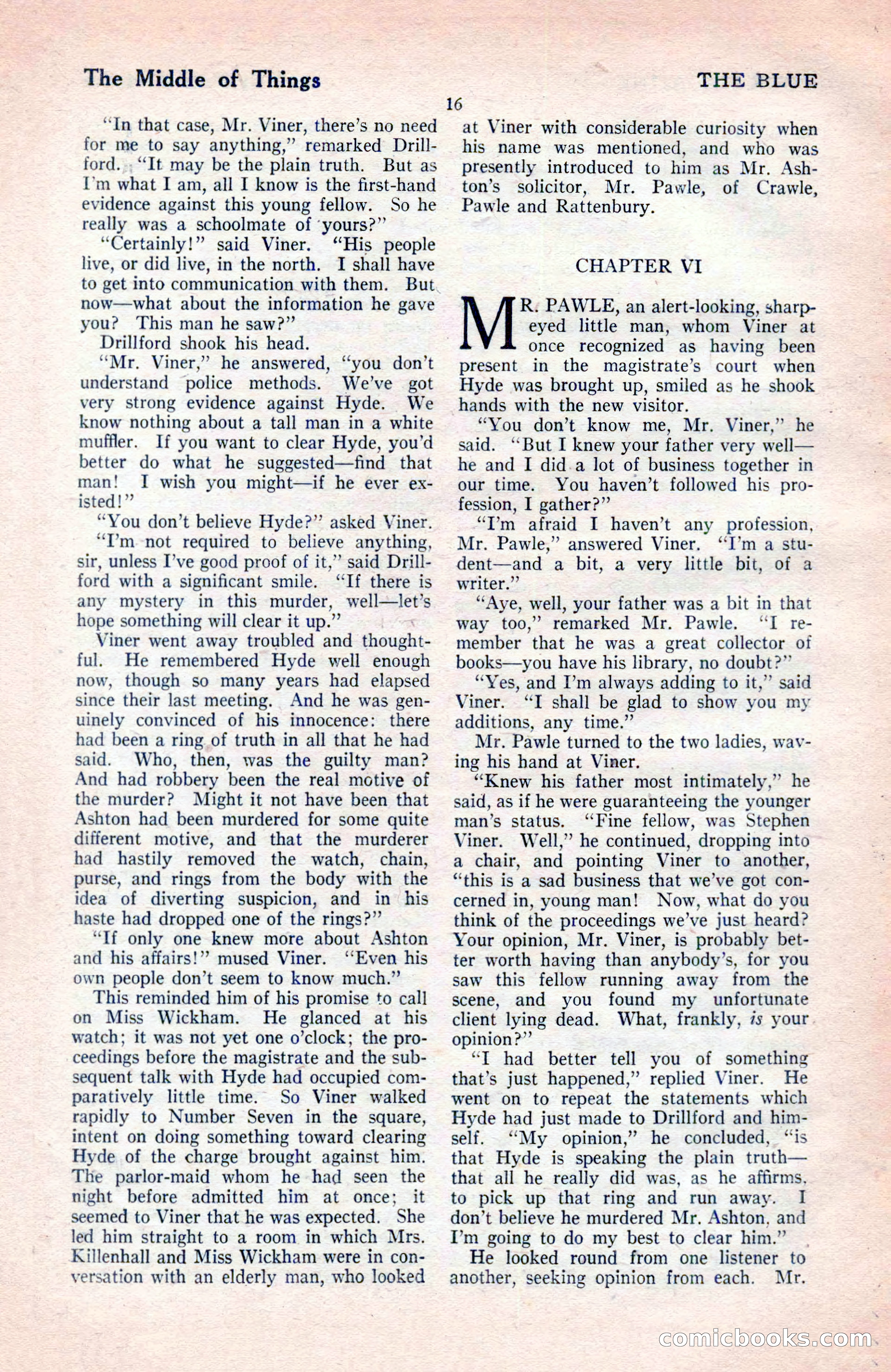 The Blue Book Magazine, May 1922 — page 22 of 208