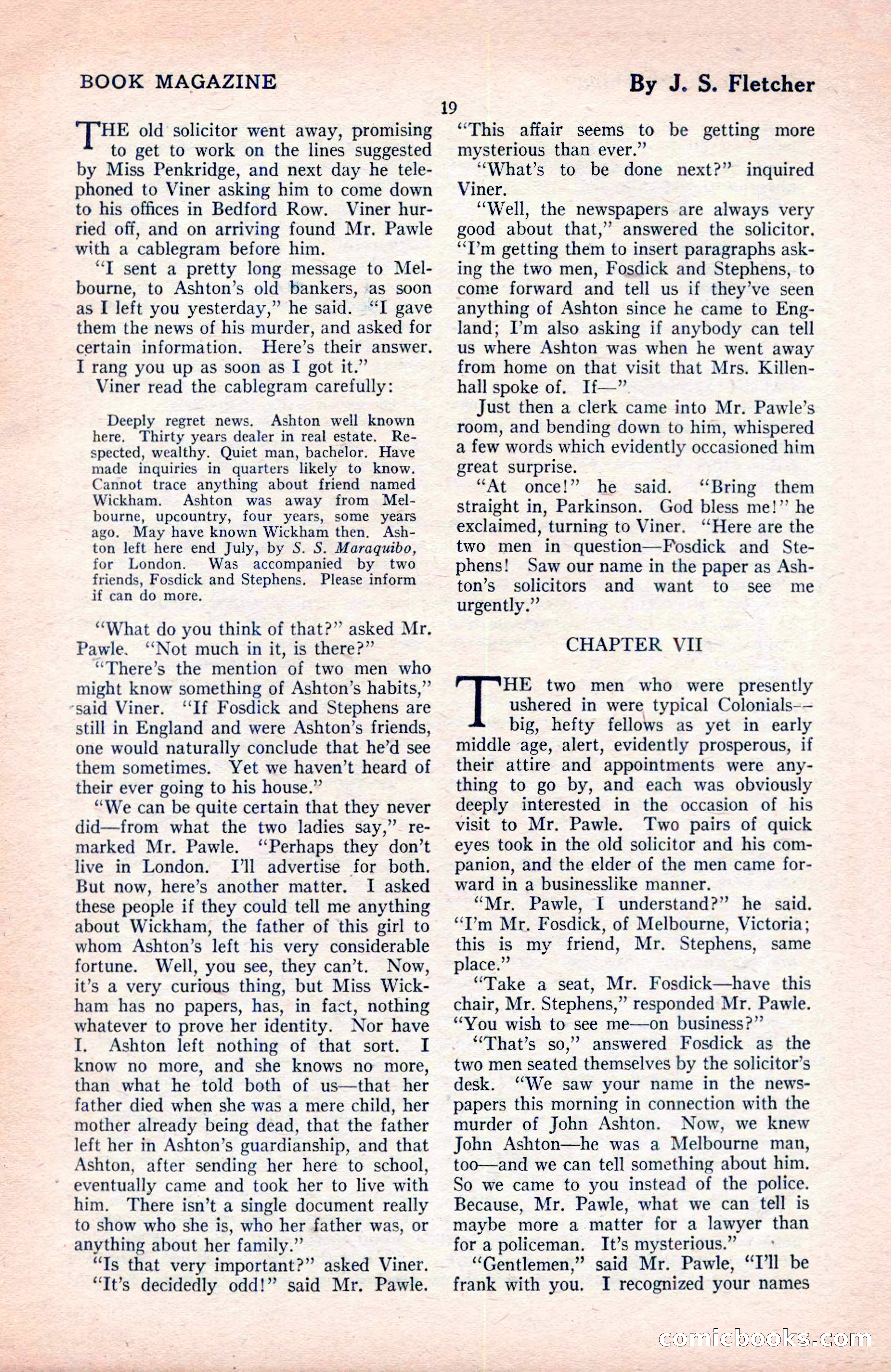 The Blue Book Magazine, May 1922 — page 25 of 208