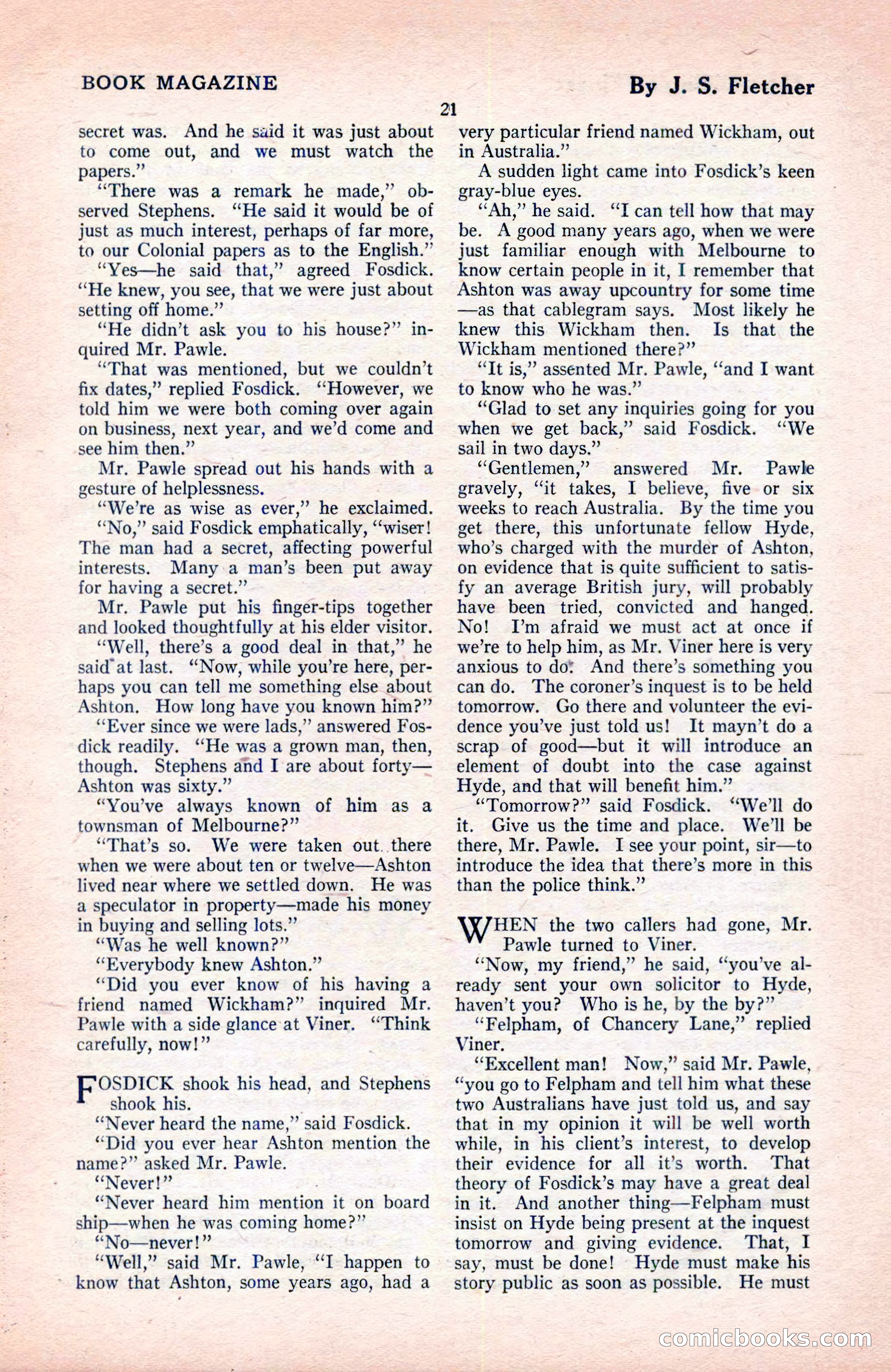 The Blue Book Magazine, May 1922 — page 27 of 208
