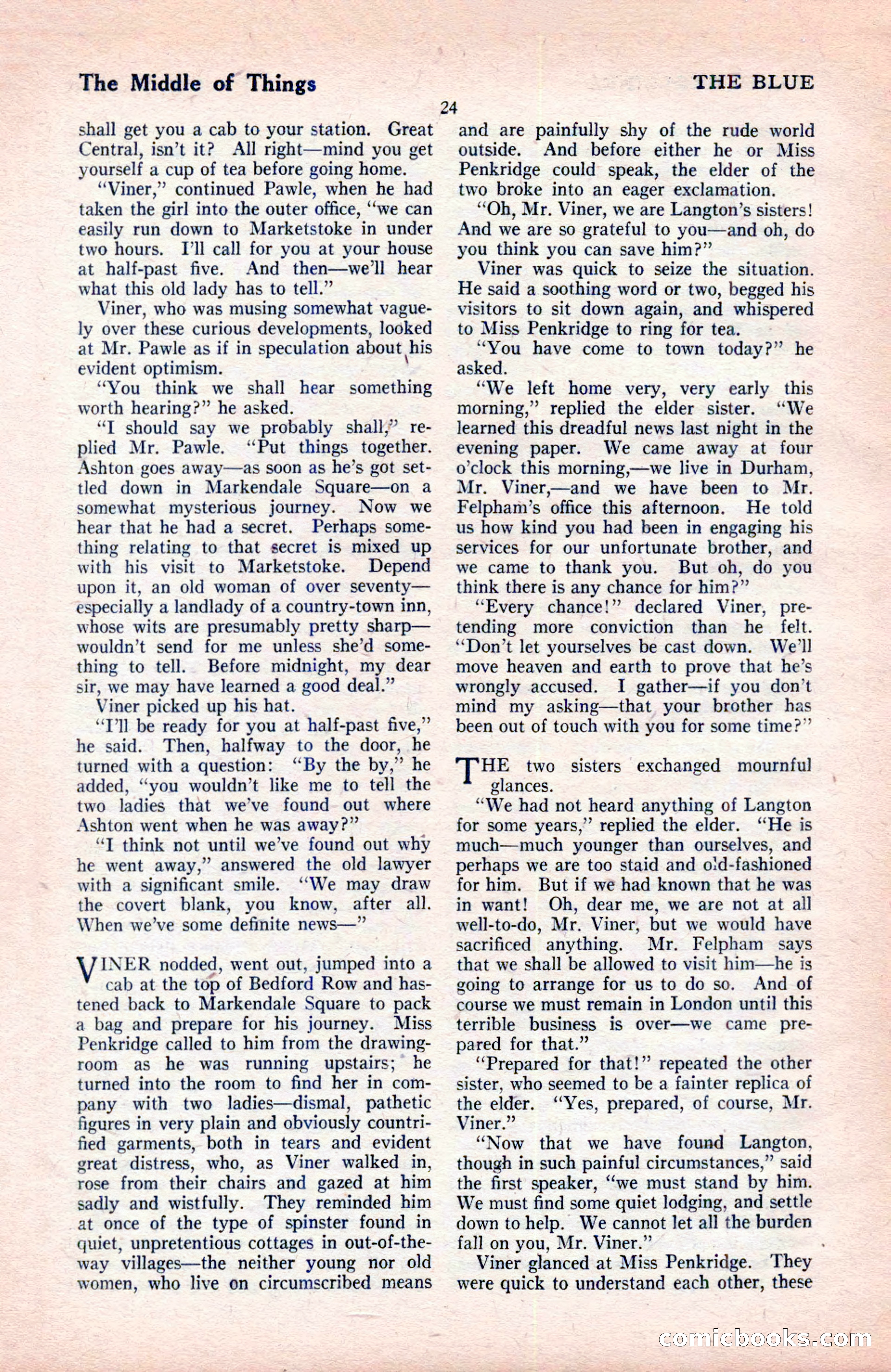 The Blue Book Magazine, May 1922 — page 30 of 208