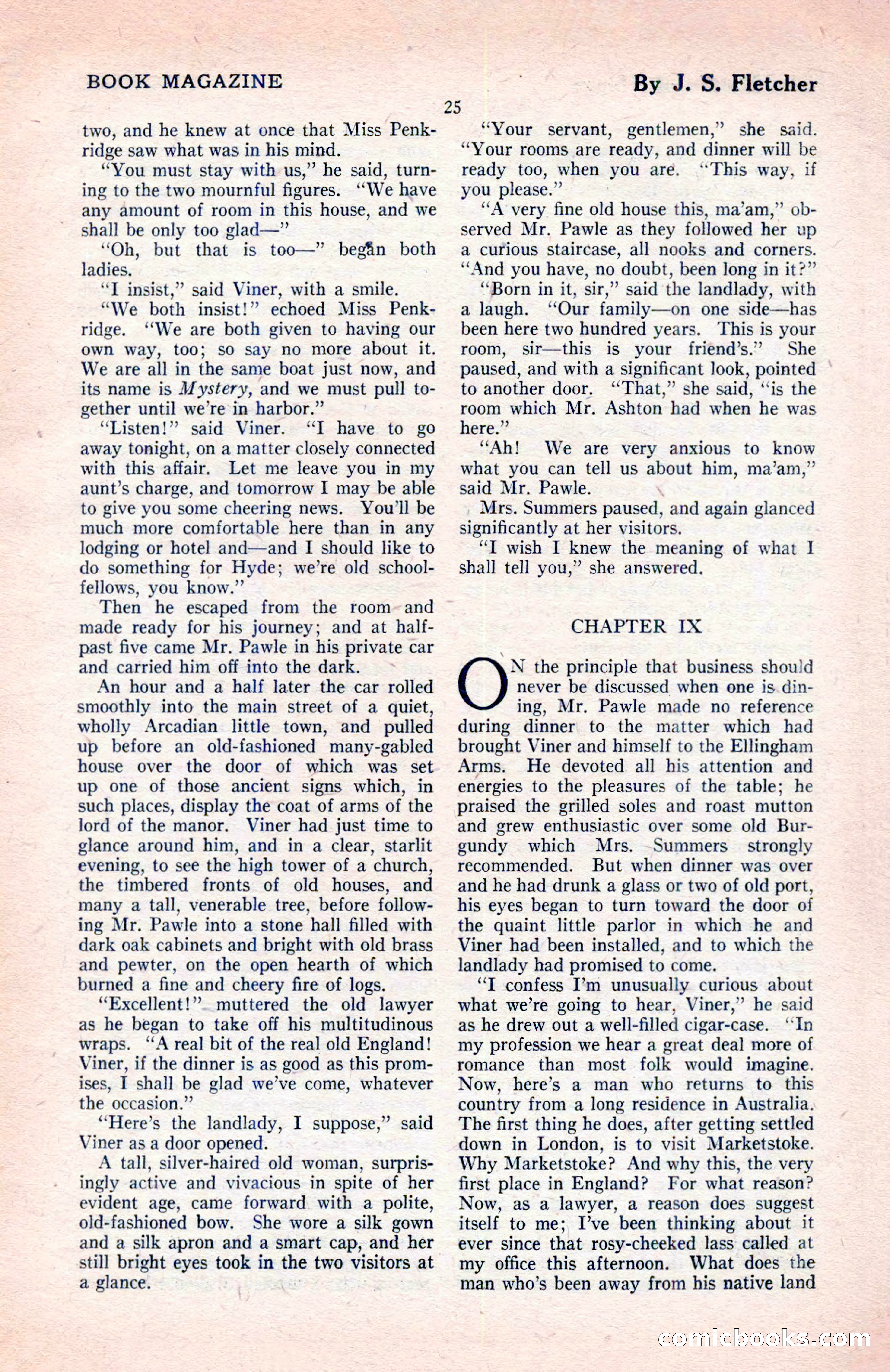 The Blue Book Magazine, May 1922 — page 31 of 208