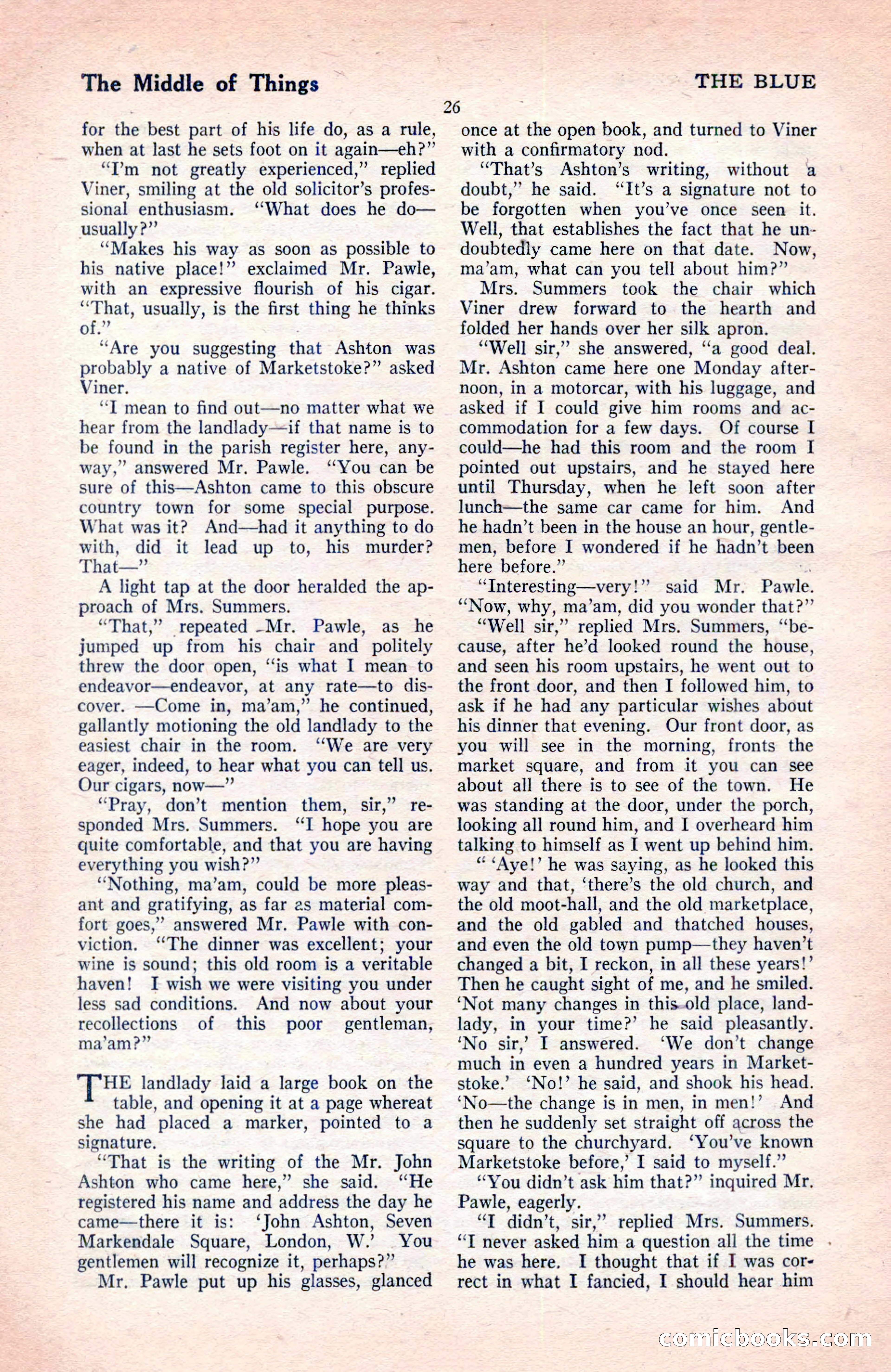 The Blue Book Magazine, May 1922 — page 32 of 208
