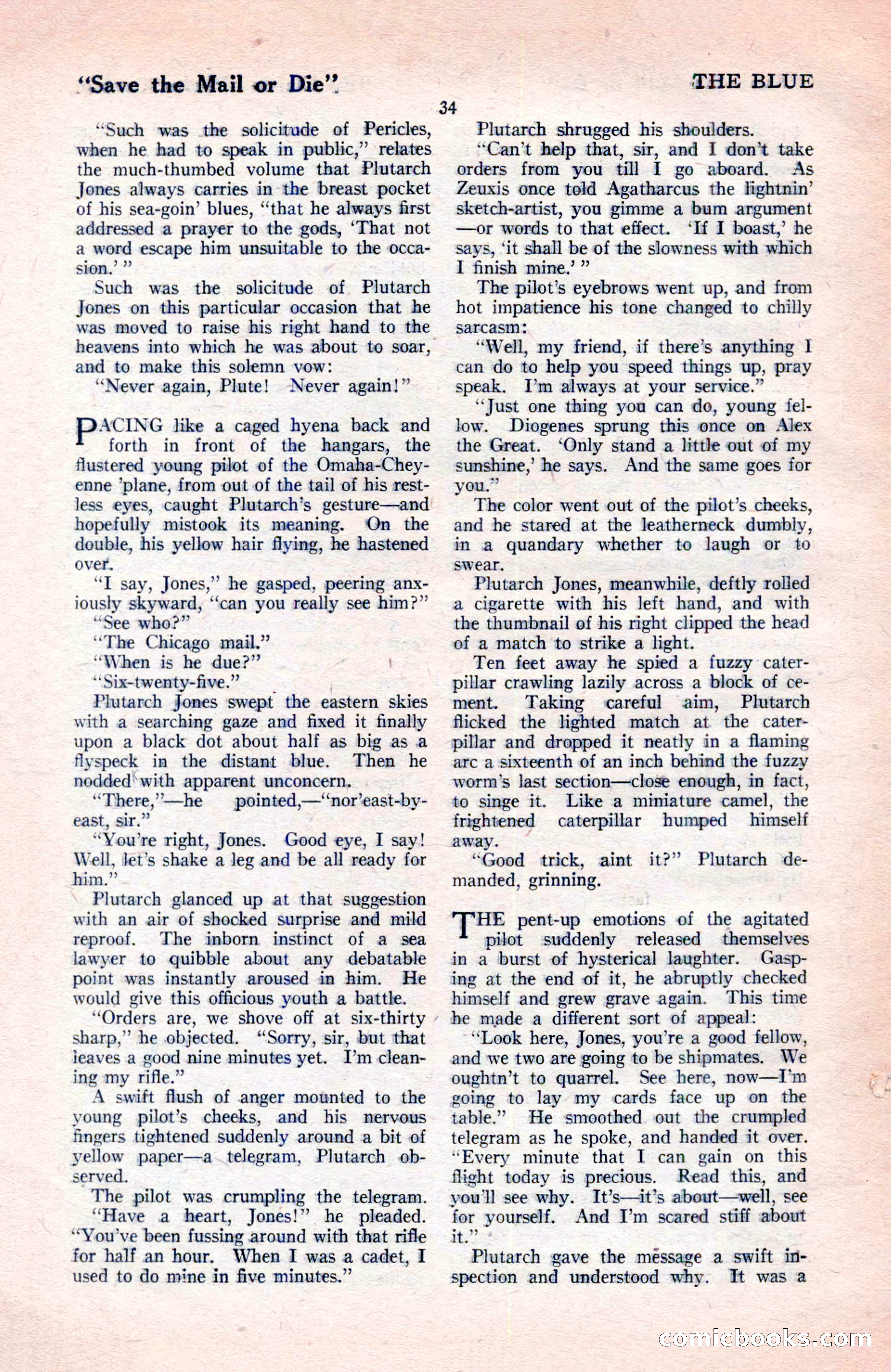 The Blue Book Magazine, May 1922 — page 40 of 208