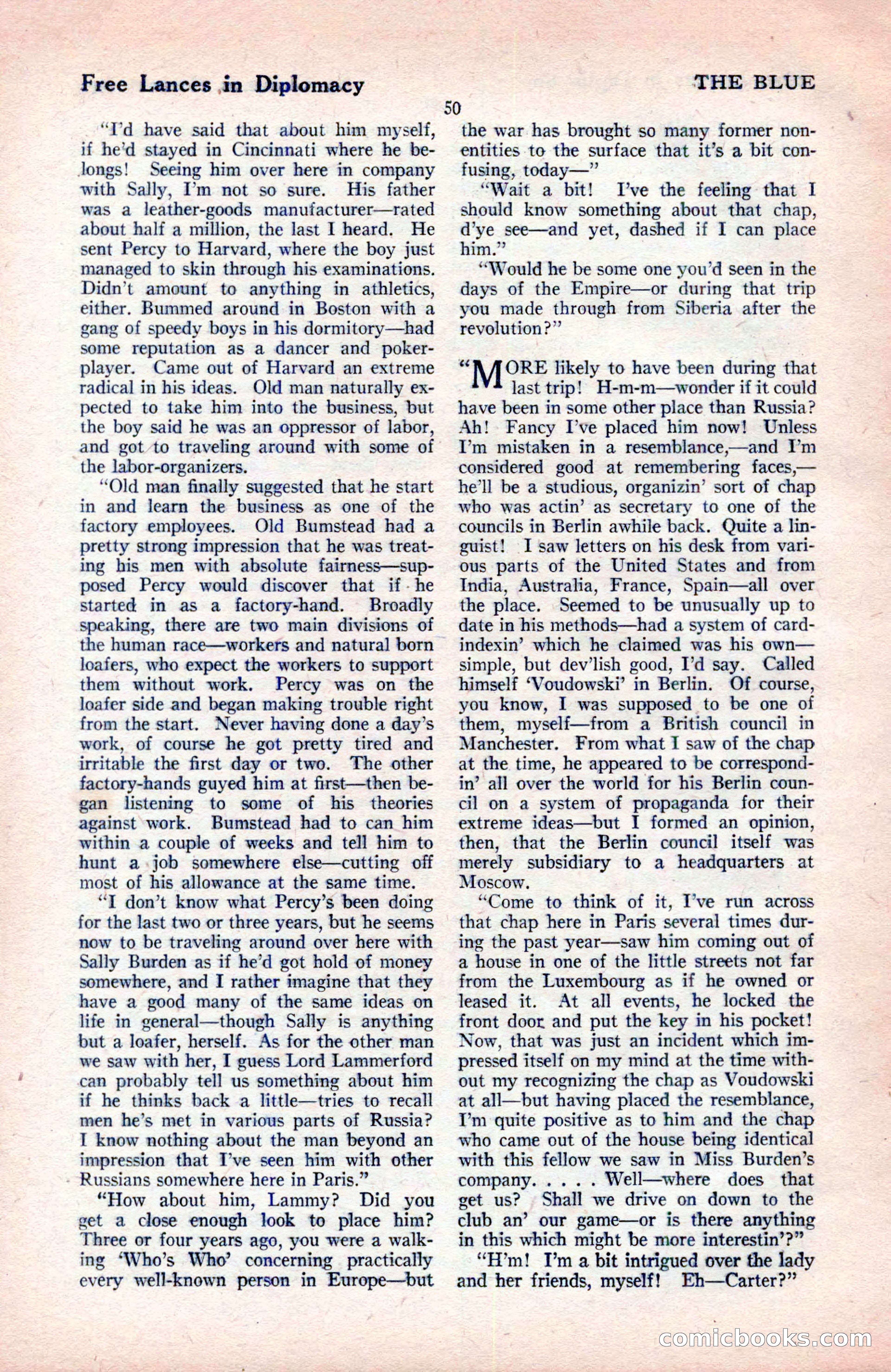The Blue Book Magazine, May 1922 — page 56 of 208