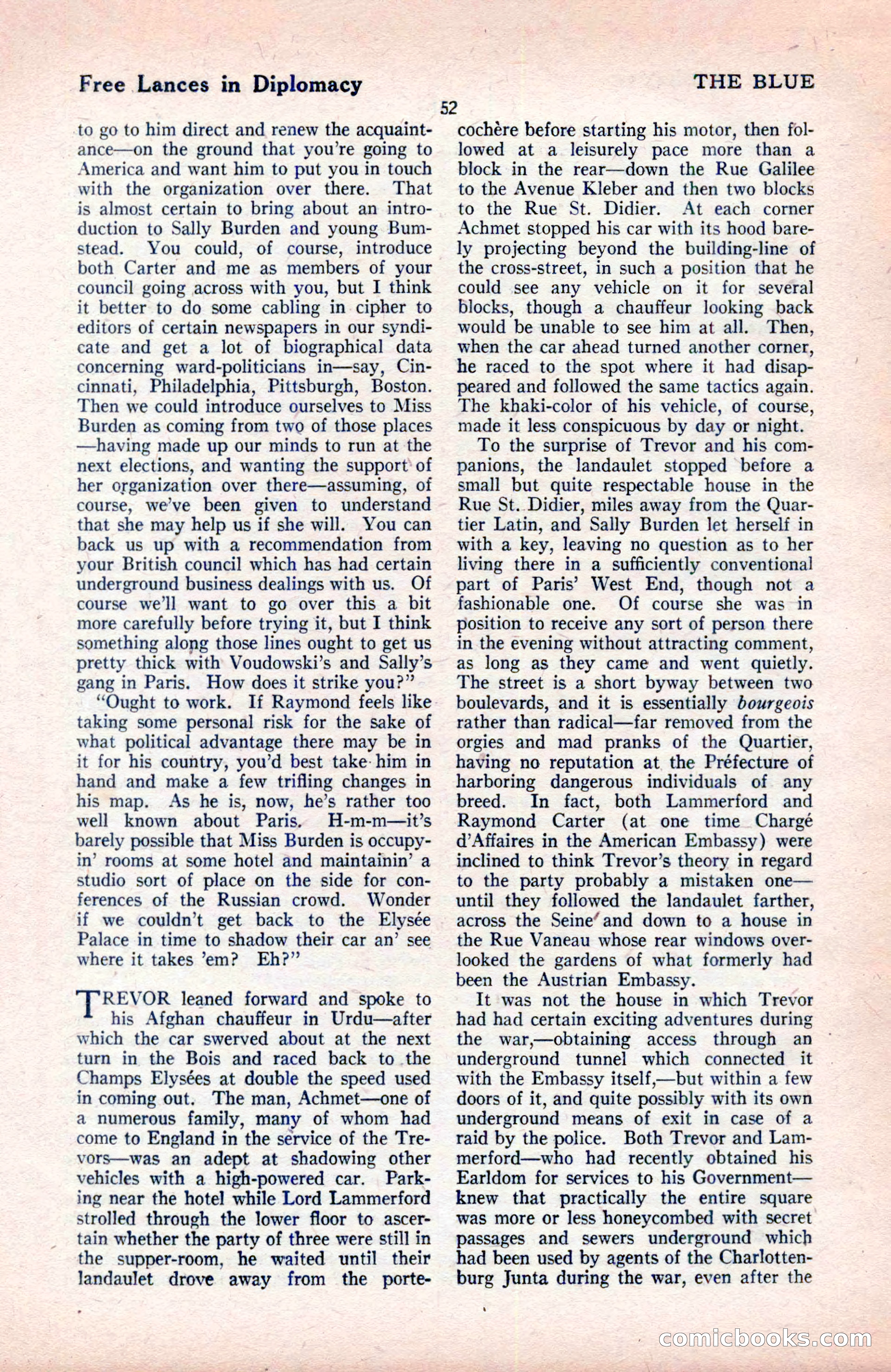 The Blue Book Magazine, May 1922 — page 58 of 208