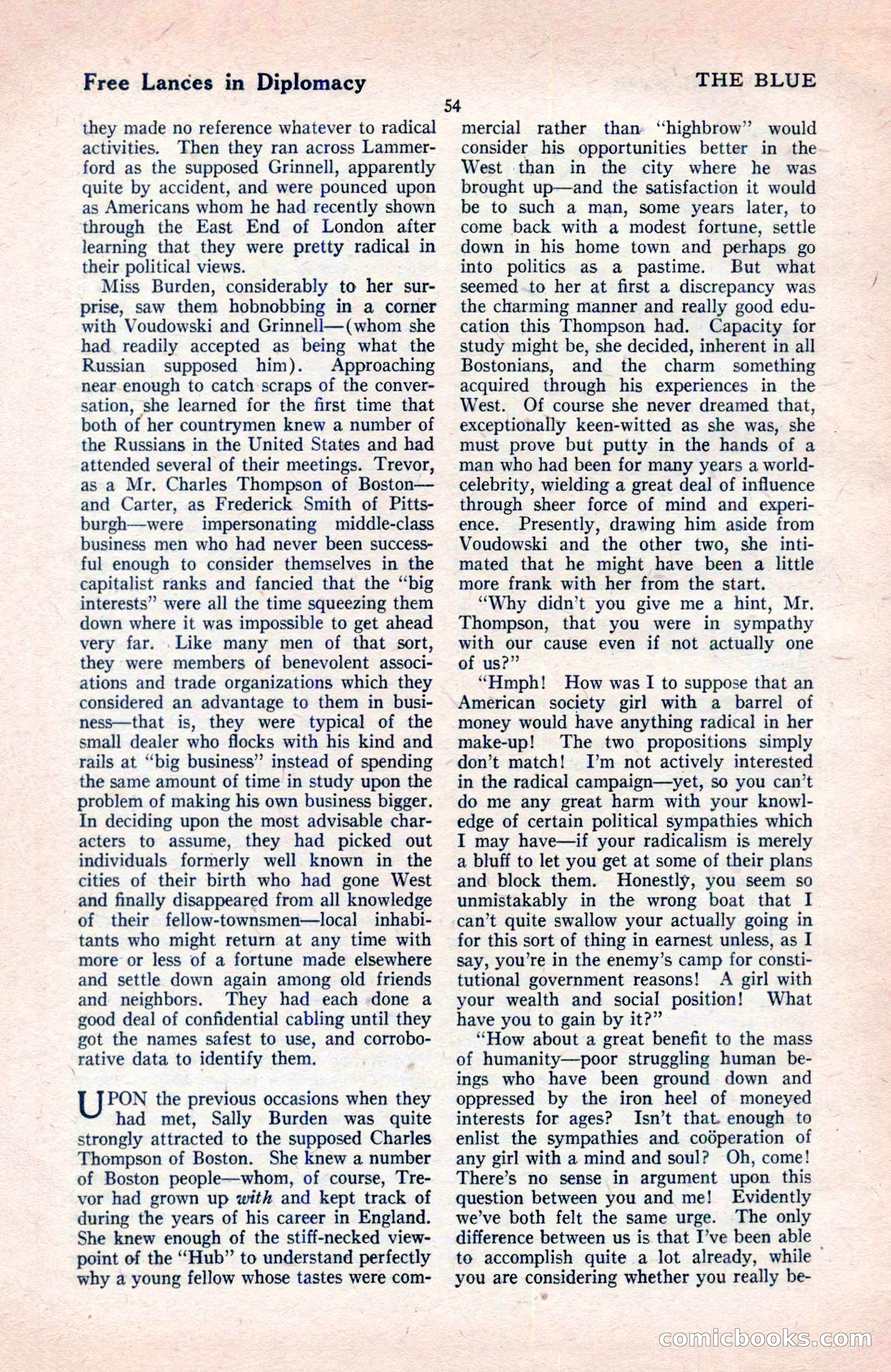 The Blue Book Magazine, May 1922 — page 60 of 208