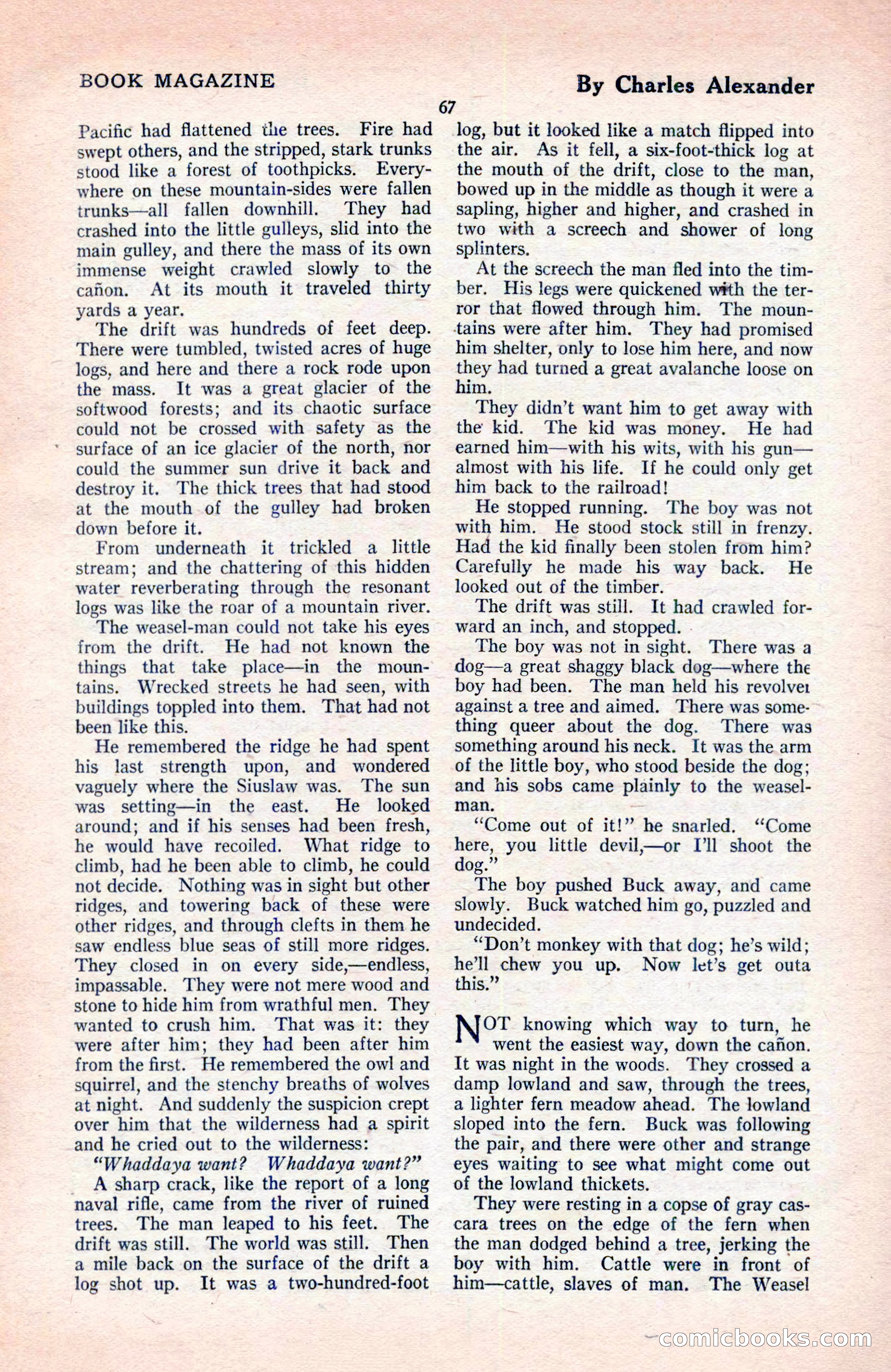 The Blue Book Magazine, May 1922 — page 73 of 208