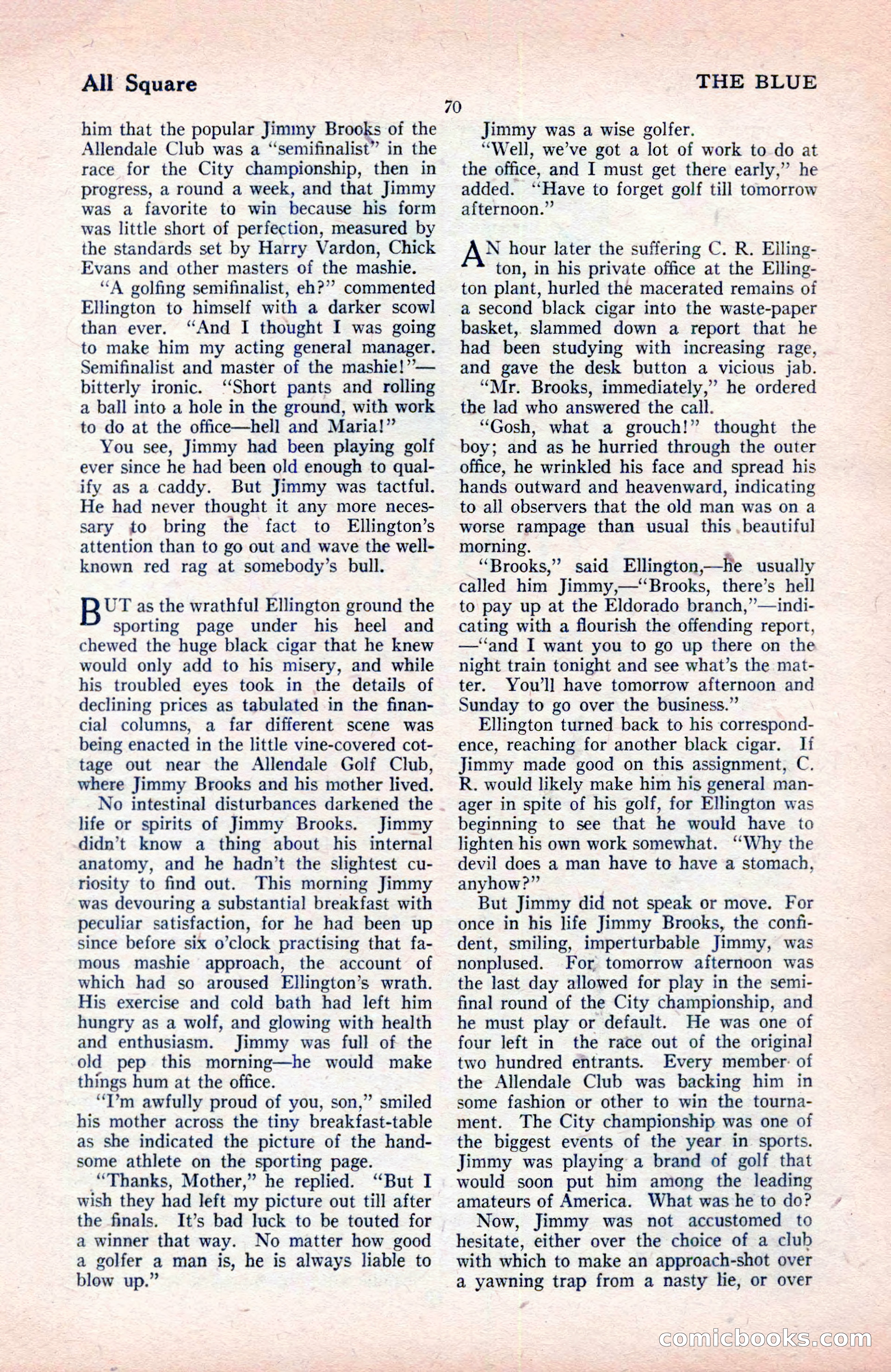 The Blue Book Magazine, May 1922 — page 76 of 208