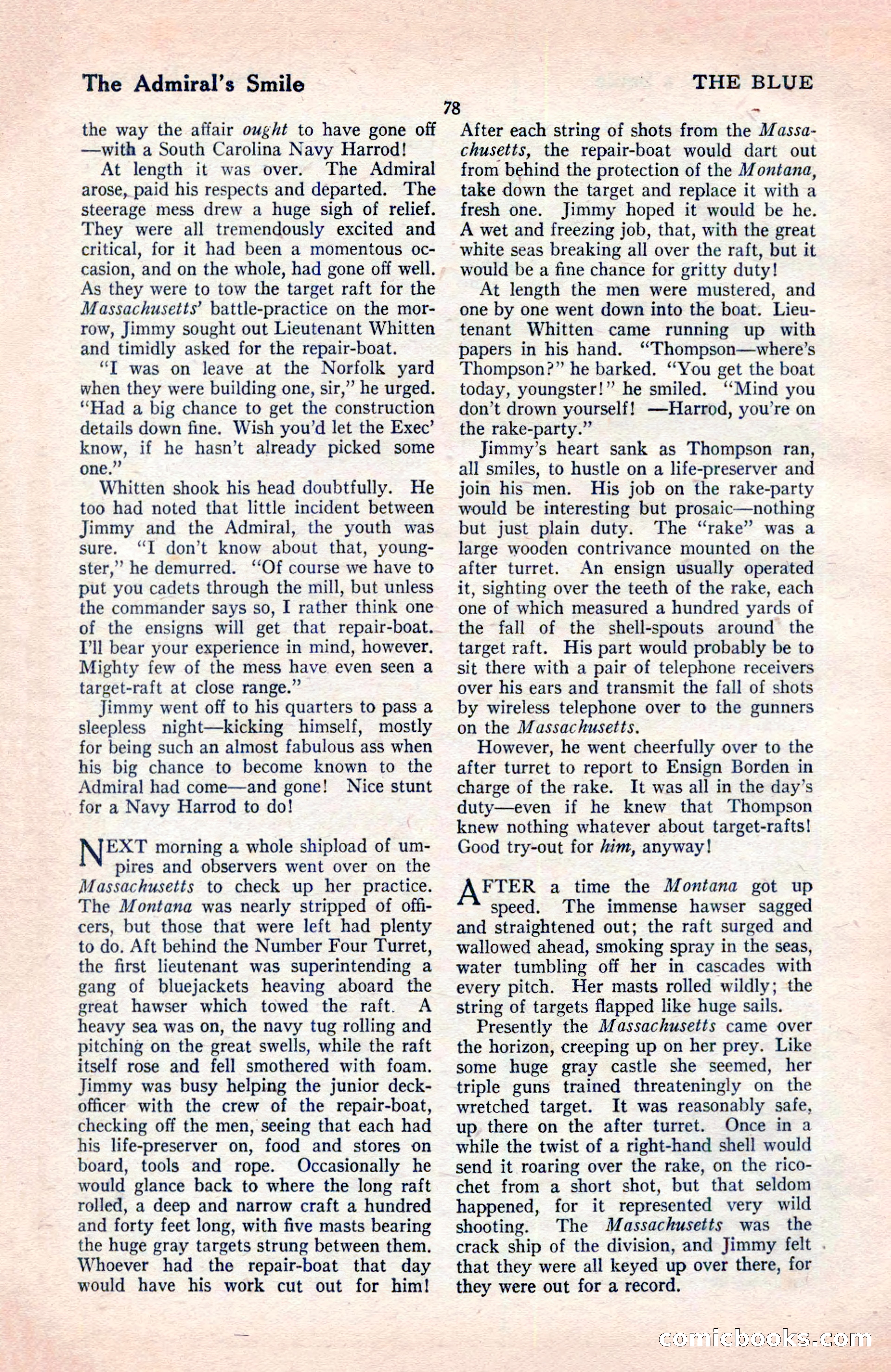 The Blue Book Magazine, May 1922 — page 84 of 208