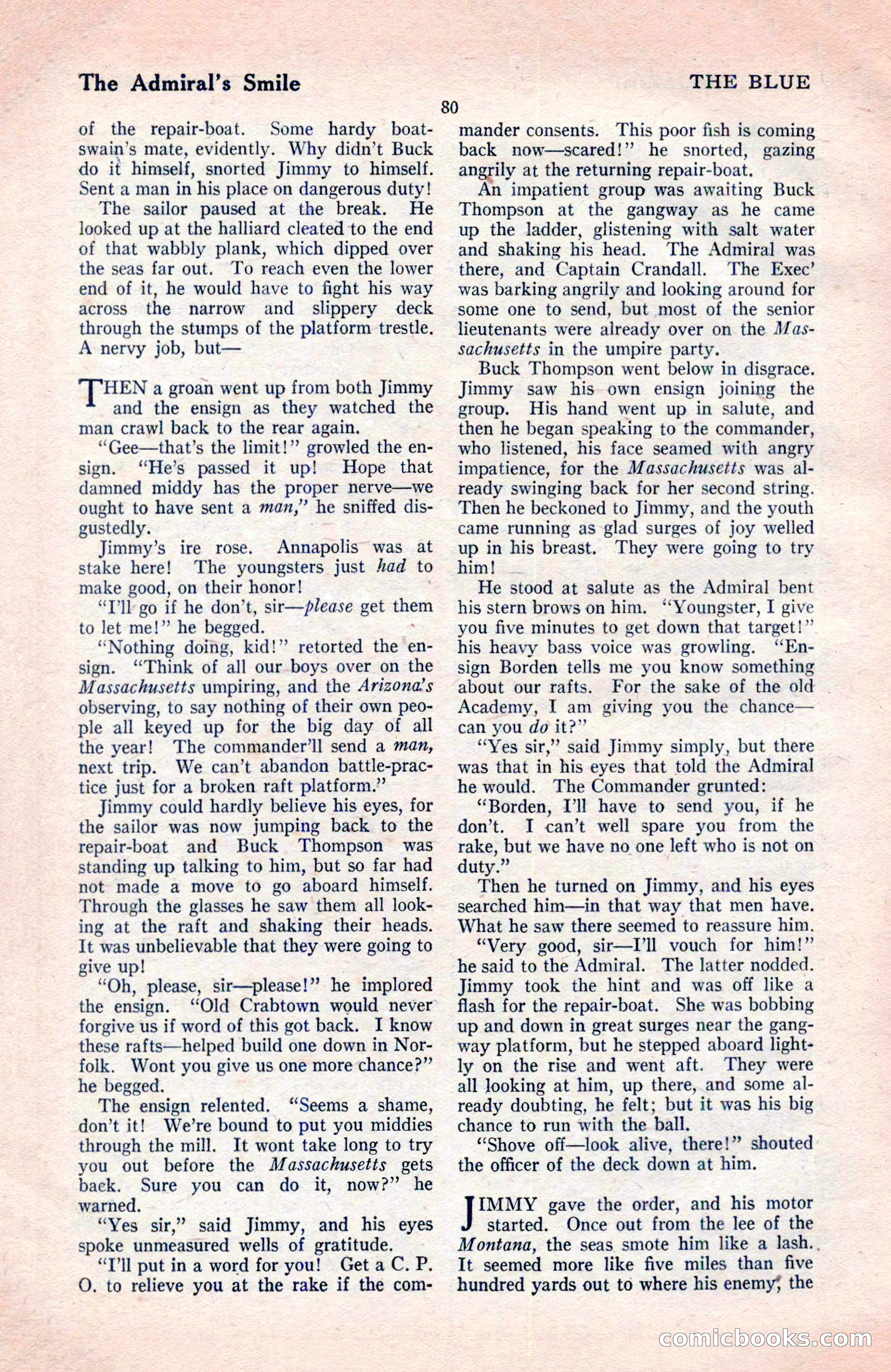 The Blue Book Magazine, May 1922 — page 86 of 208