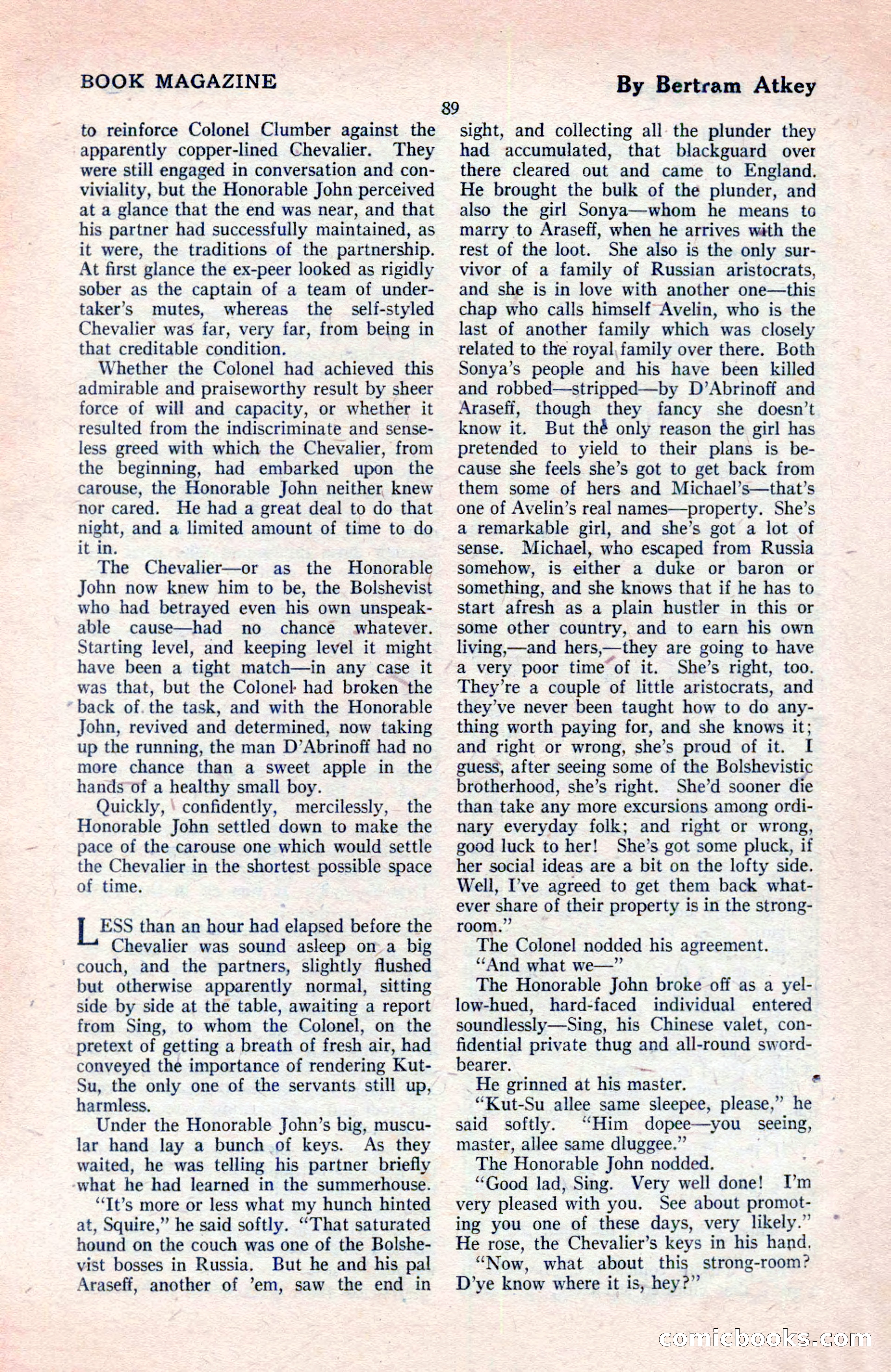 The Blue Book Magazine, May 1922 — page 95 of 208