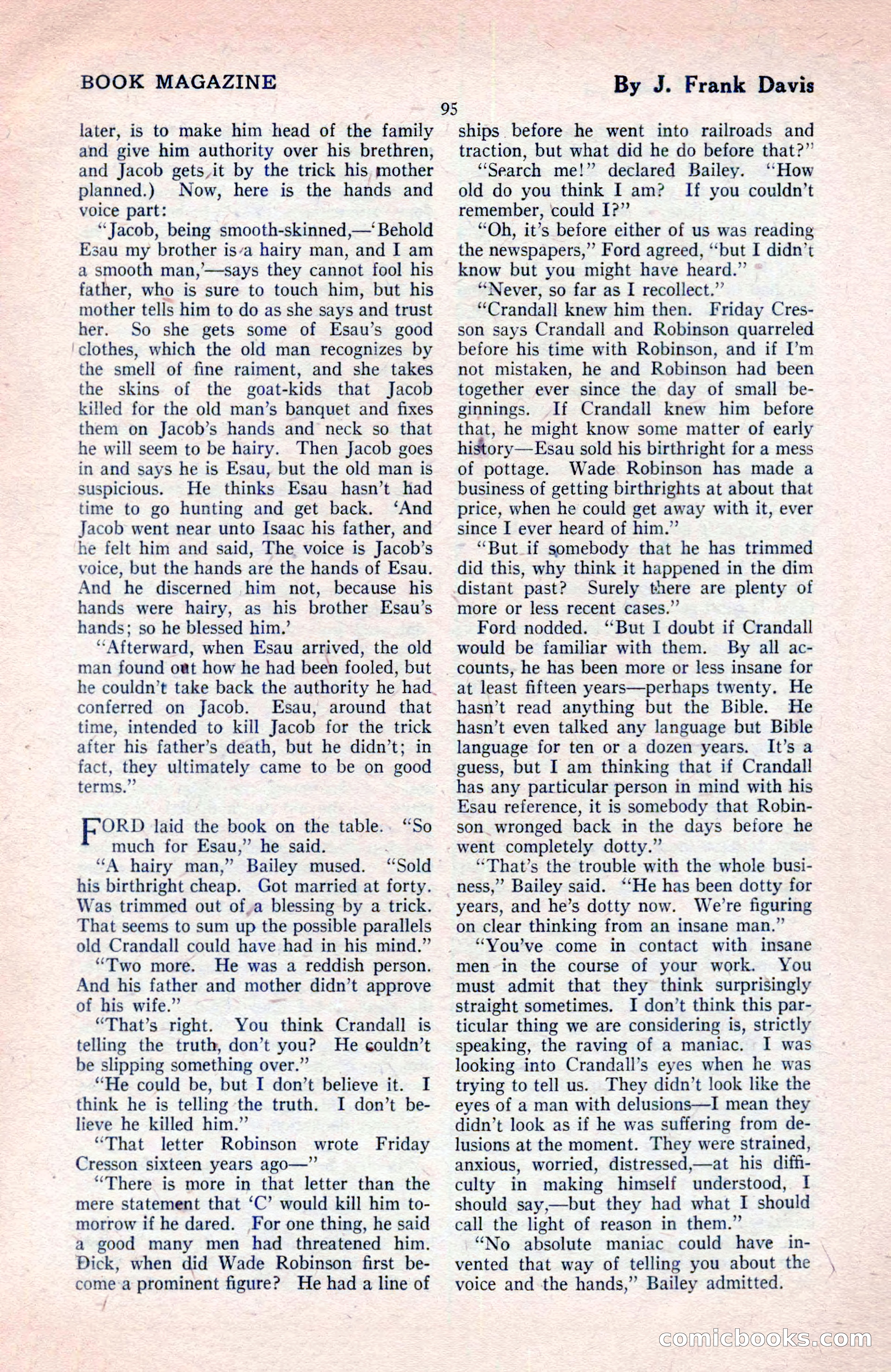 The Blue Book Magazine, May 1922 — page 101 of 208