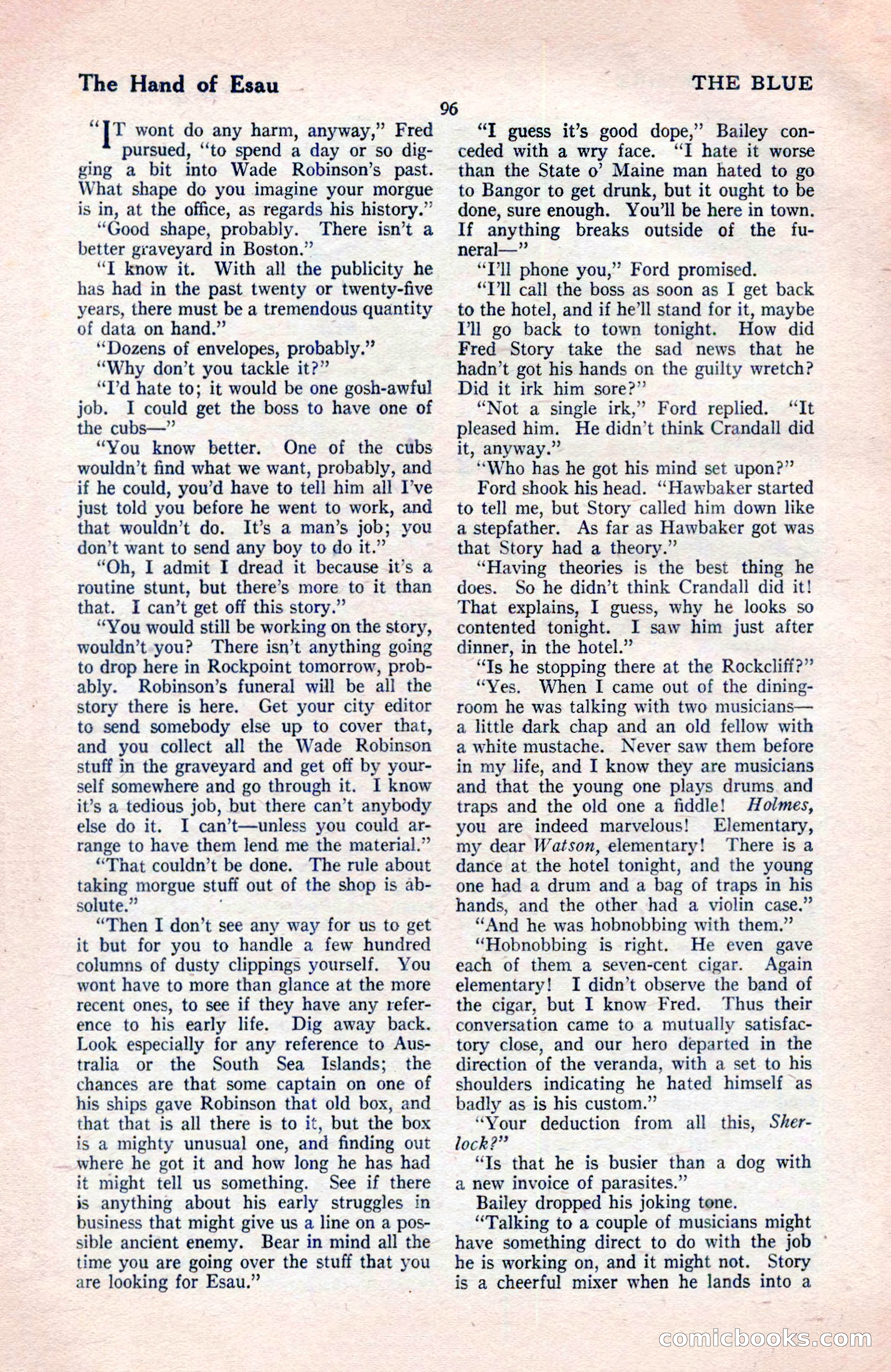 The Blue Book Magazine, May 1922 — page 102 of 208