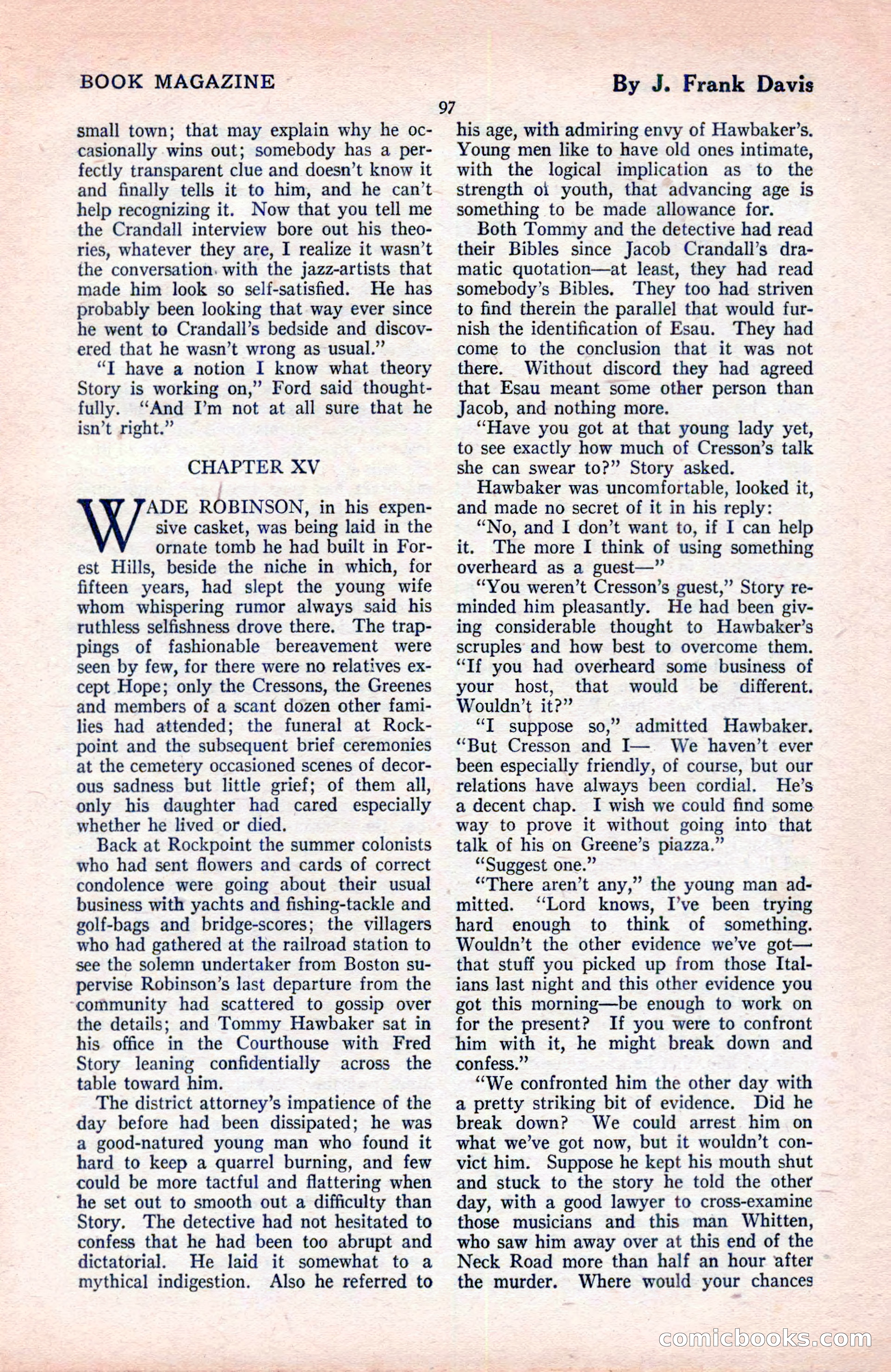 The Blue Book Magazine, May 1922 — page 103 of 208
