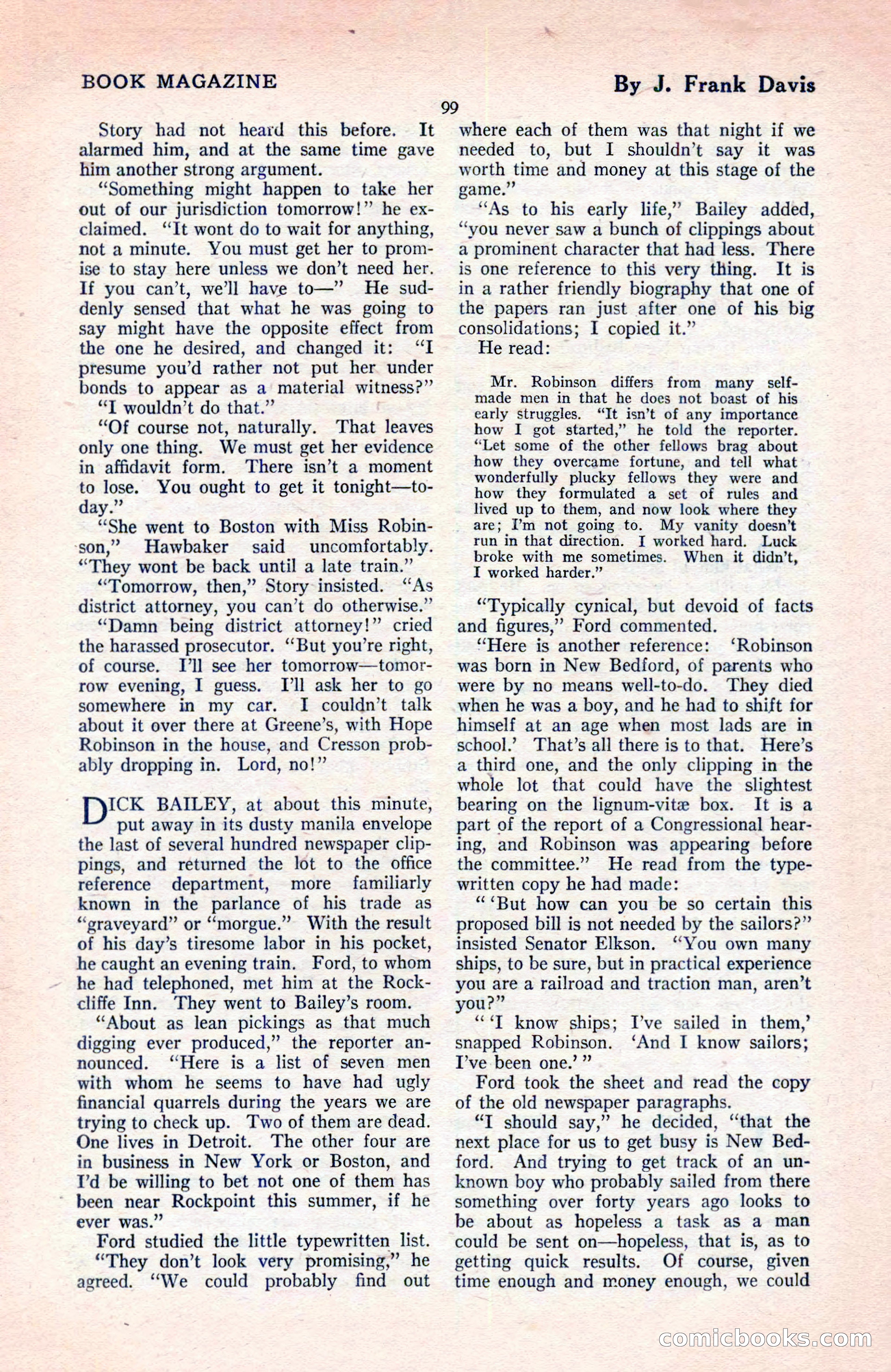 The Blue Book Magazine, May 1922 — page 105 of 208