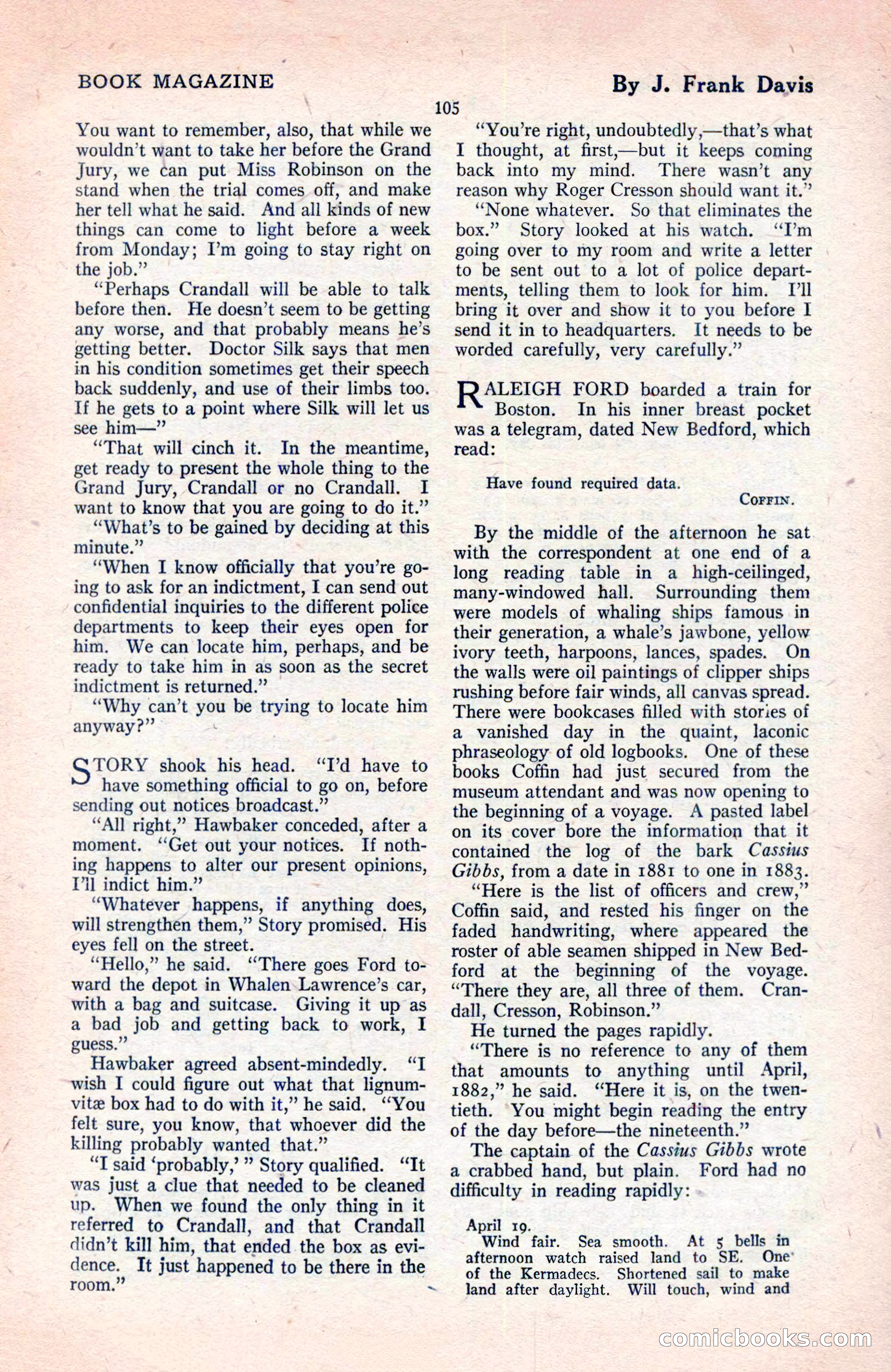 The Blue Book Magazine, May 1922 — page 111 of 208