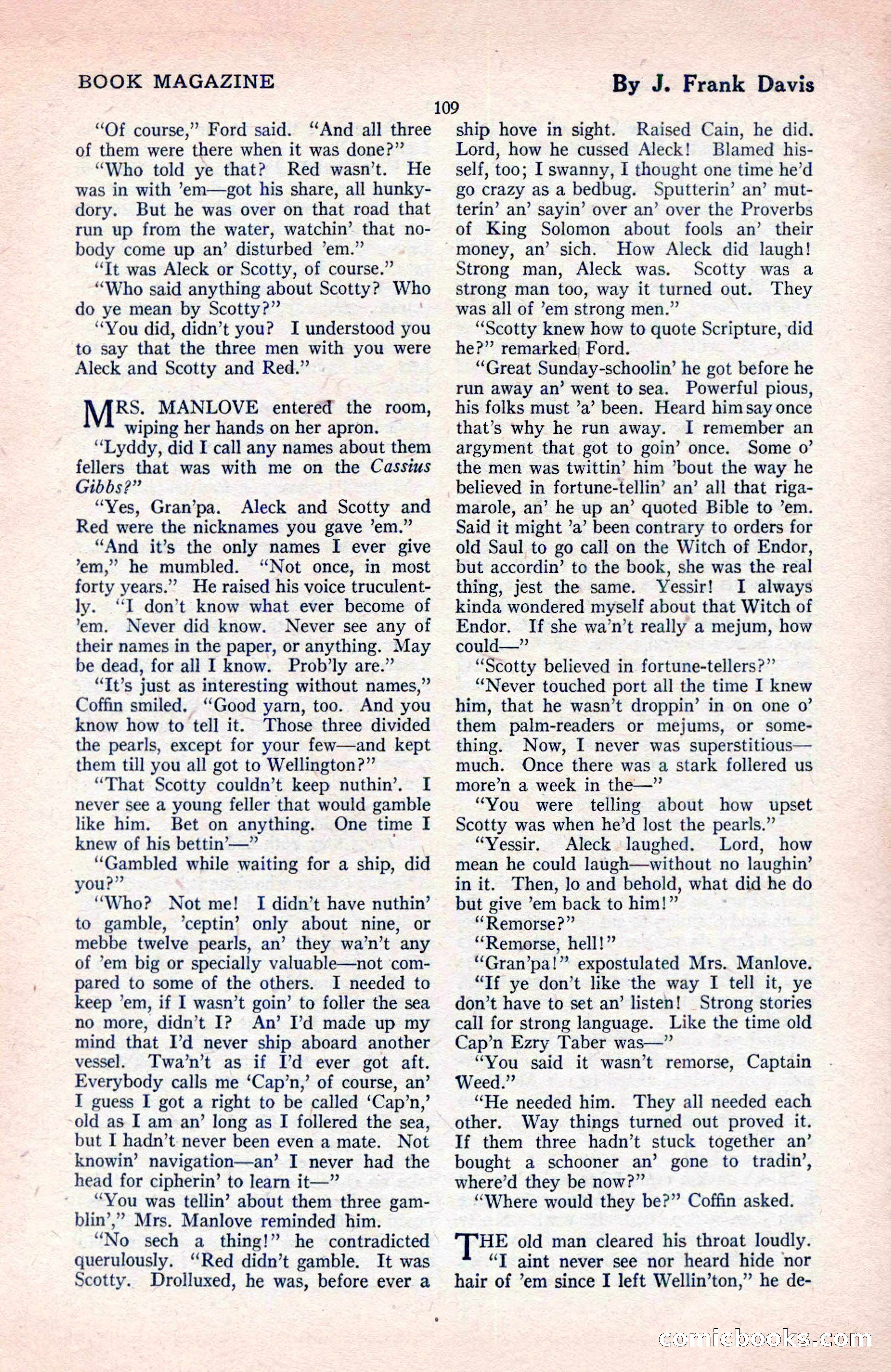 The Blue Book Magazine, May 1922 — page 115 of 208