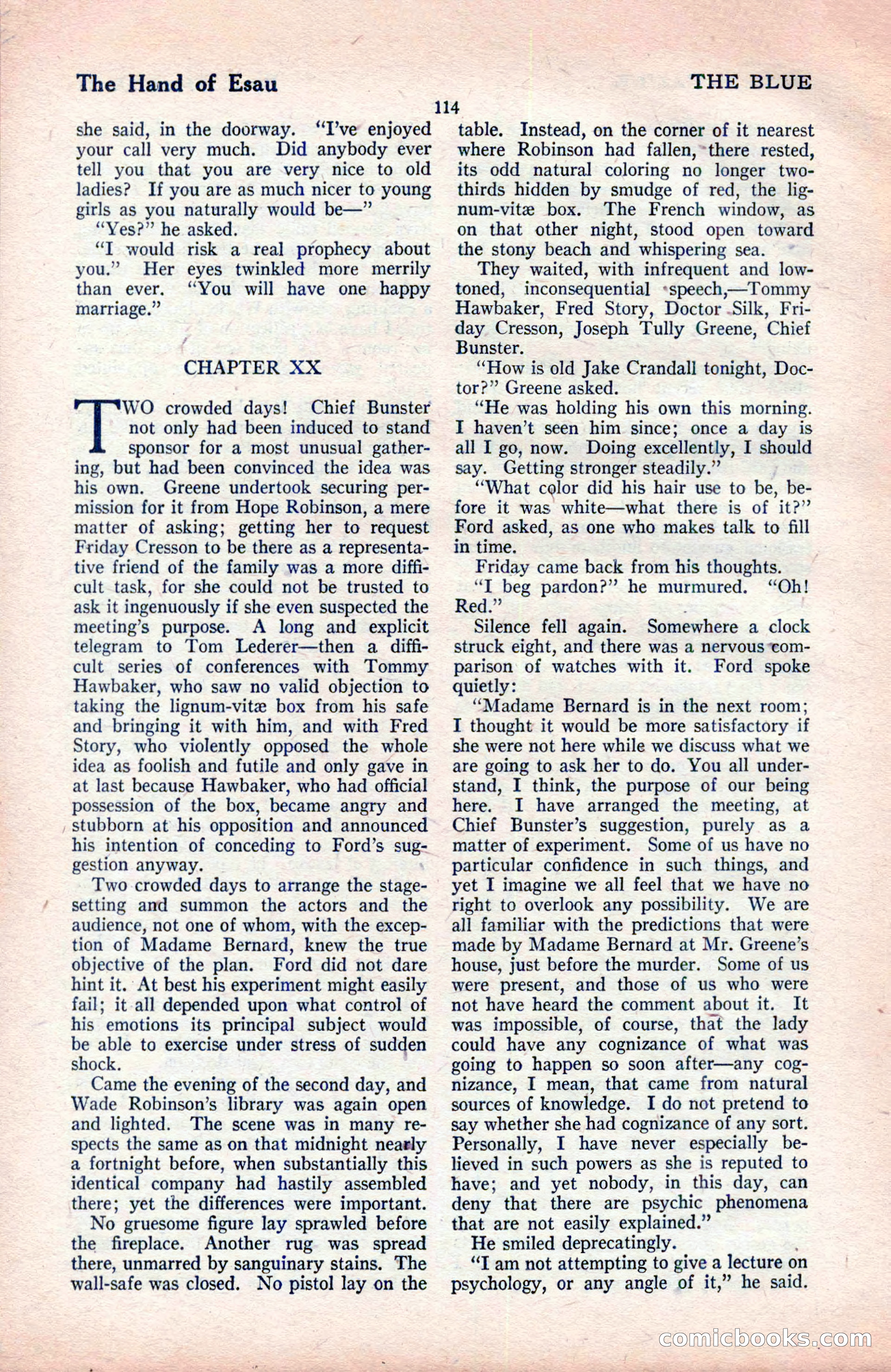 The Blue Book Magazine, May 1922 — page 120 of 208