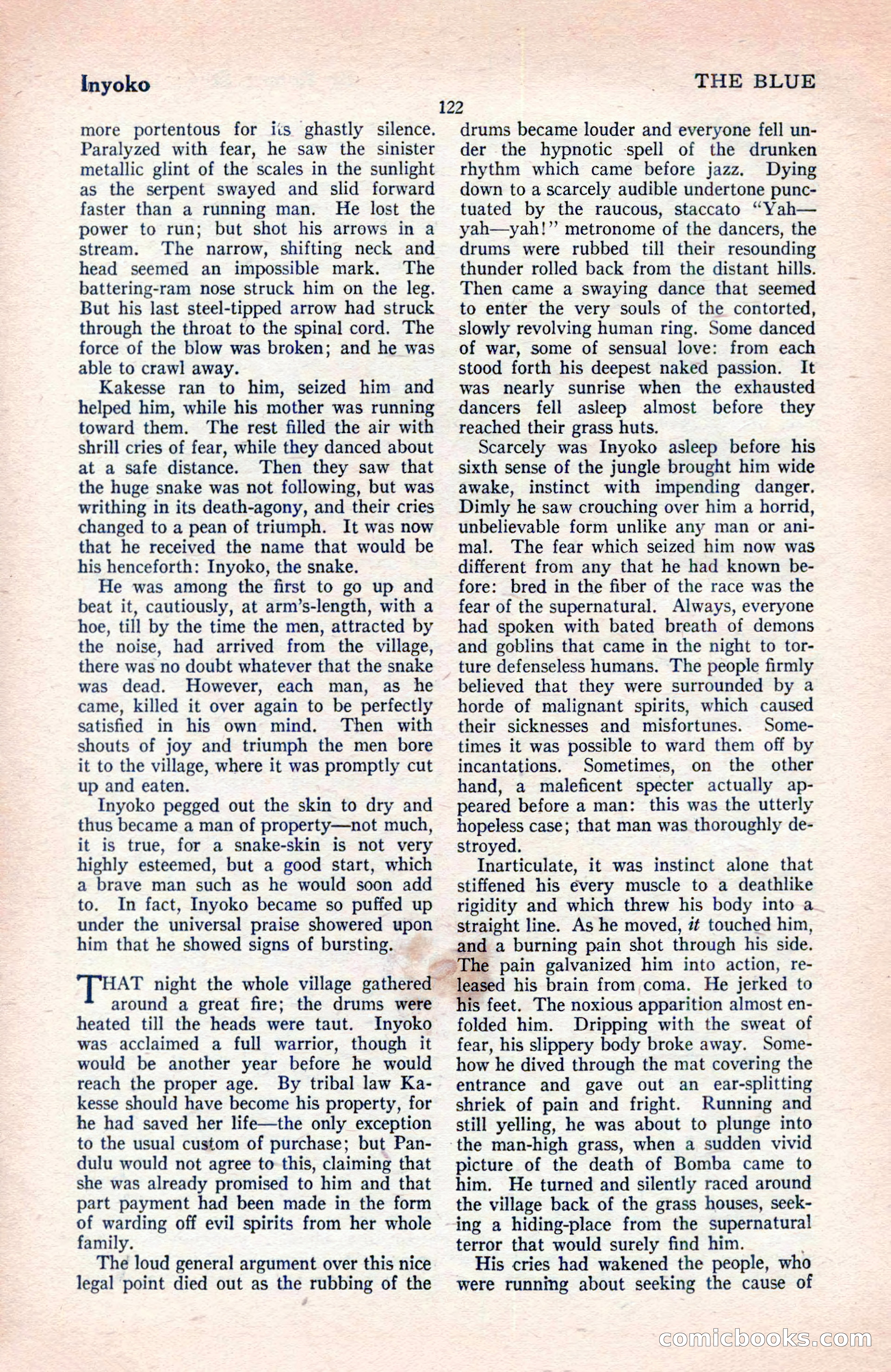 The Blue Book Magazine, May 1922 — page 128 of 208