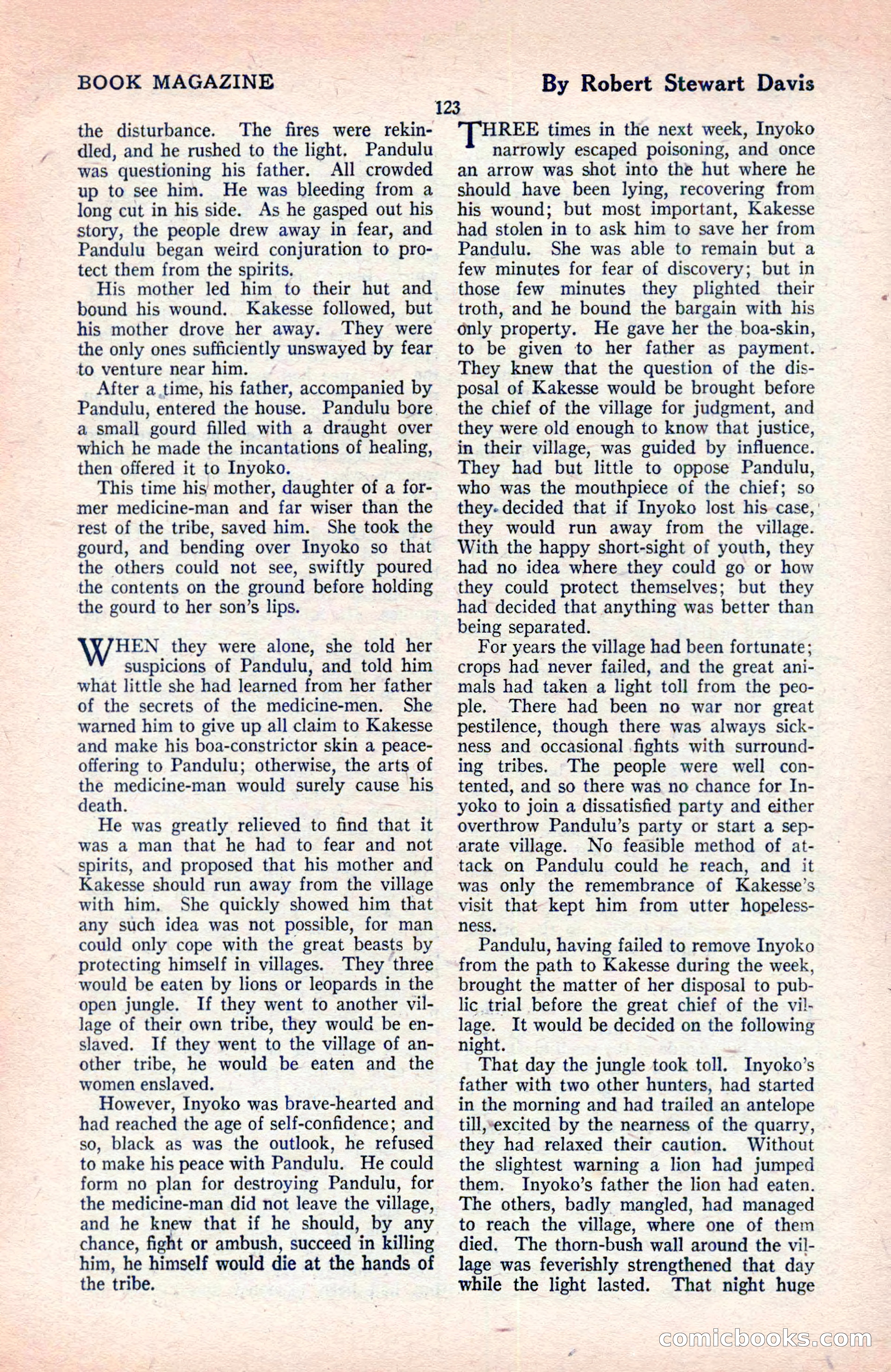 The Blue Book Magazine, May 1922 — page 129 of 208