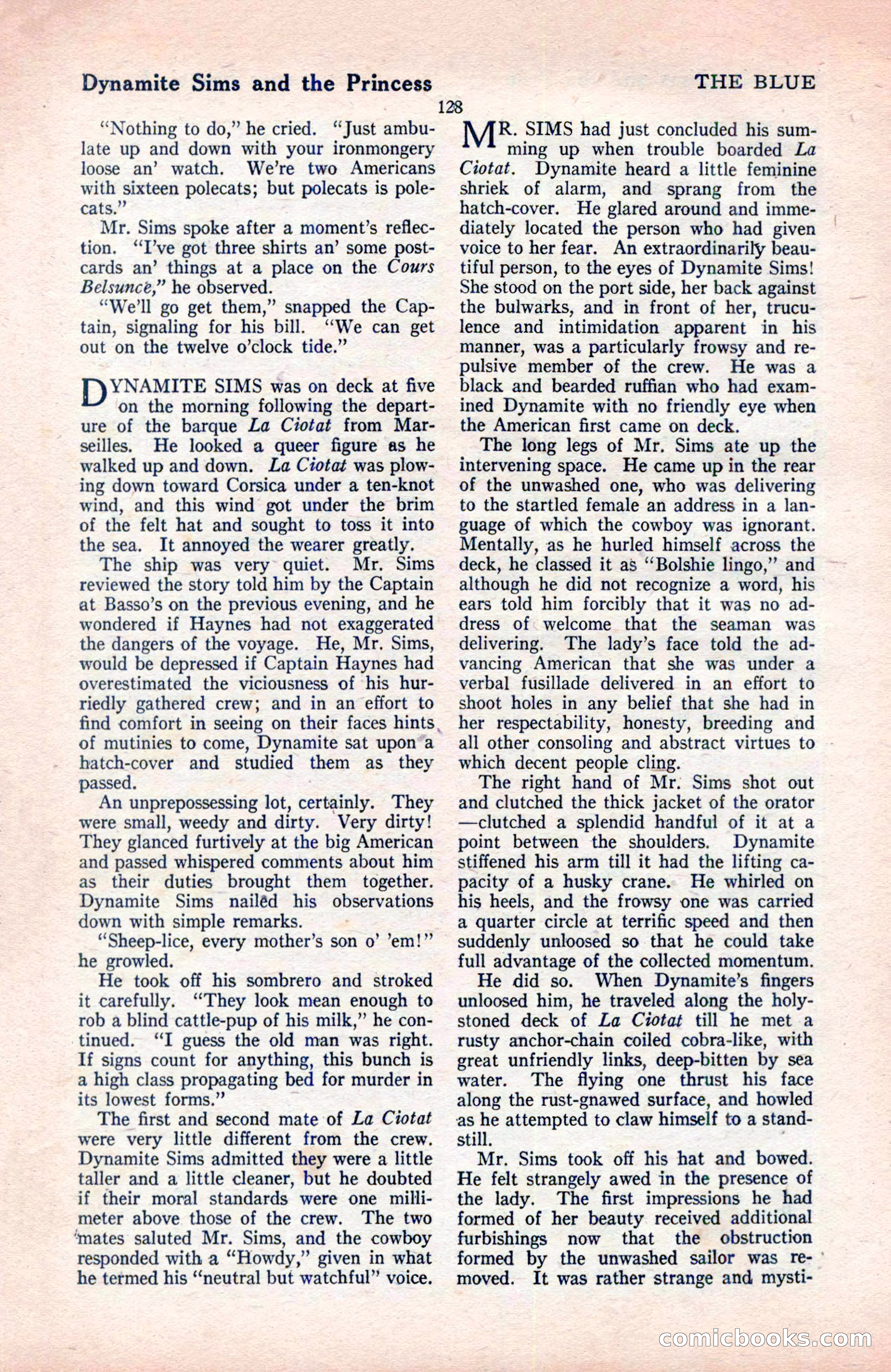 The Blue Book Magazine, May 1922 — page 134 of 208