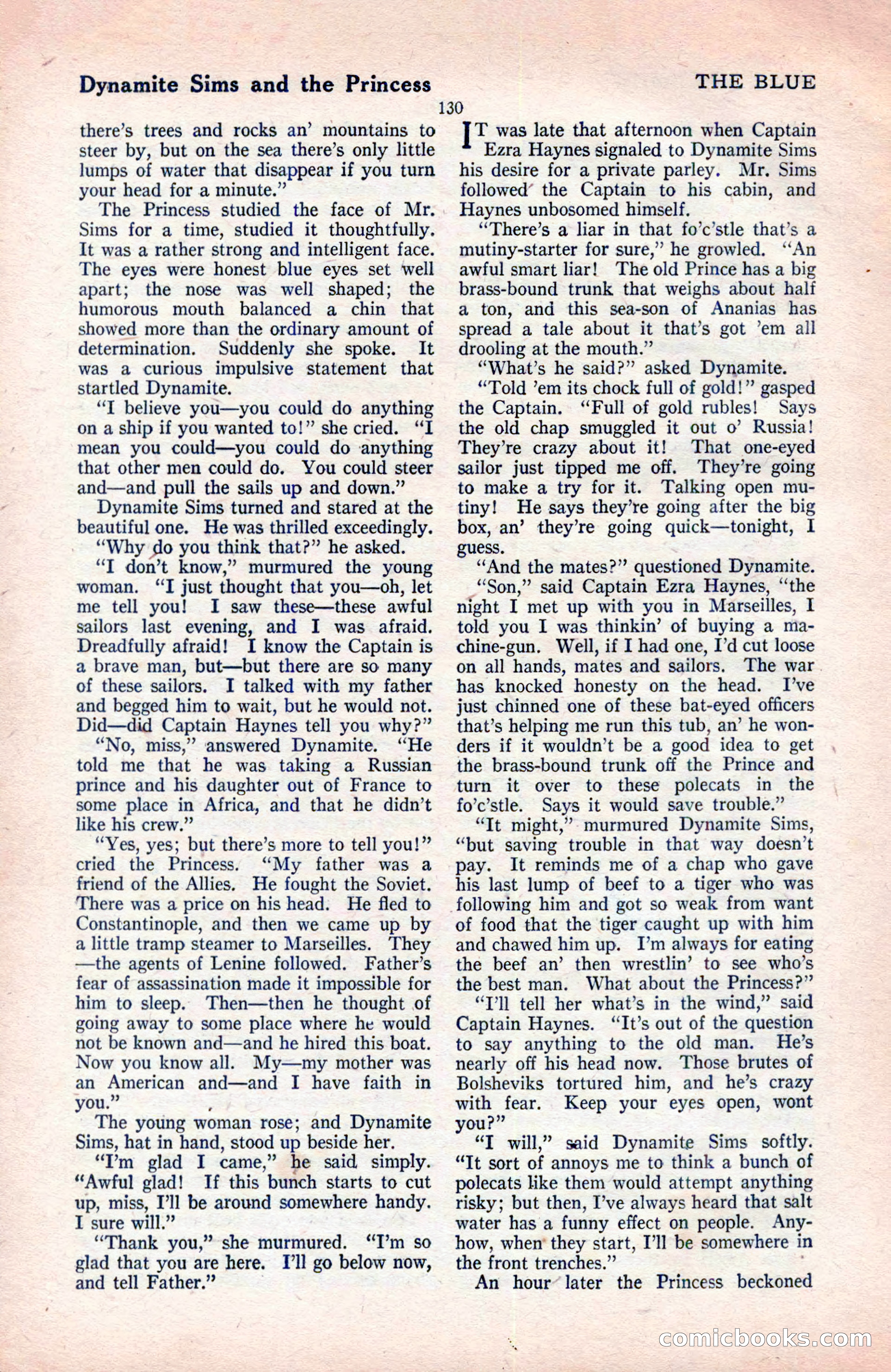 The Blue Book Magazine, May 1922 — page 136 of 208