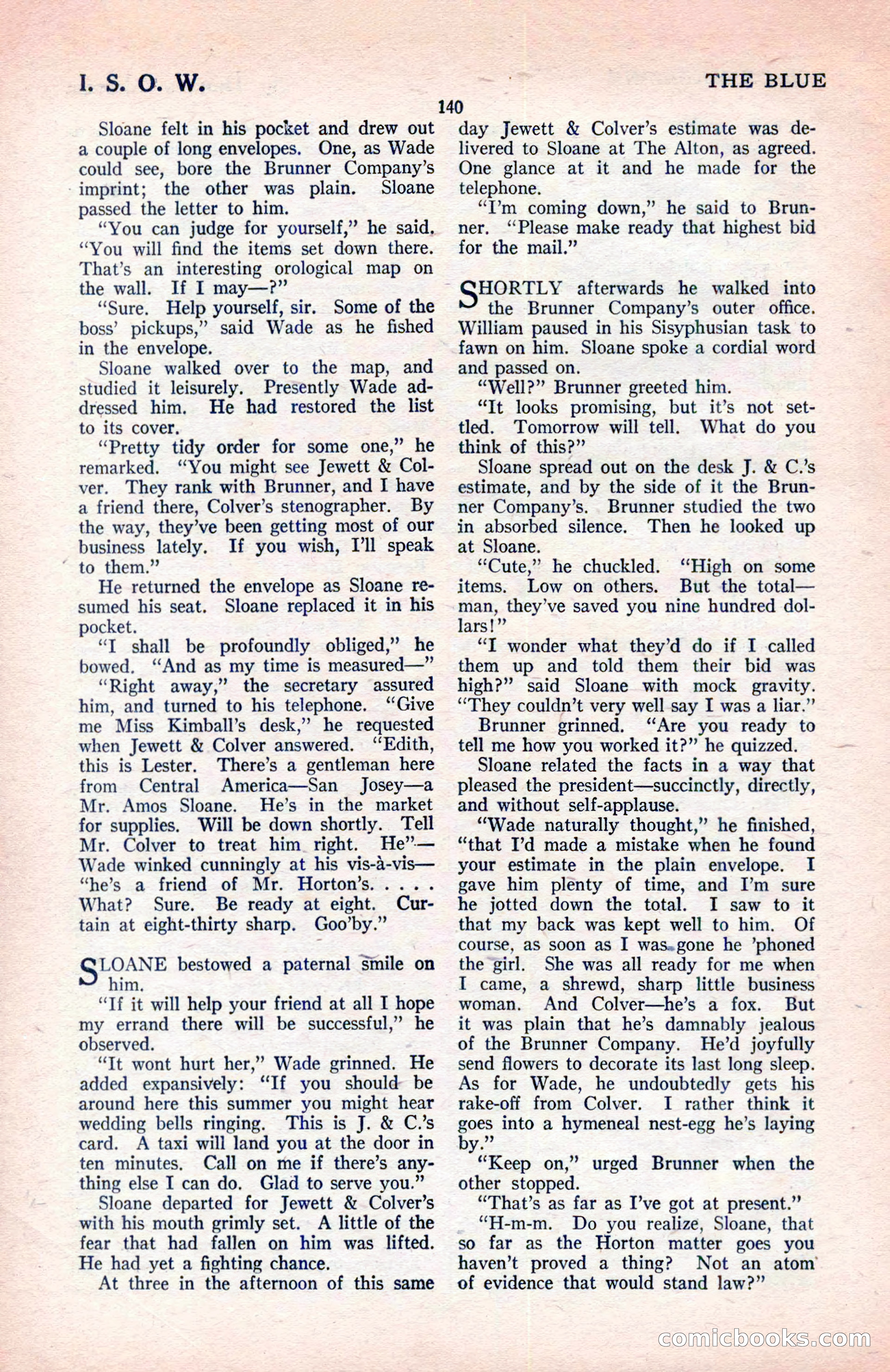 The Blue Book Magazine, May 1922 — page 146 of 208