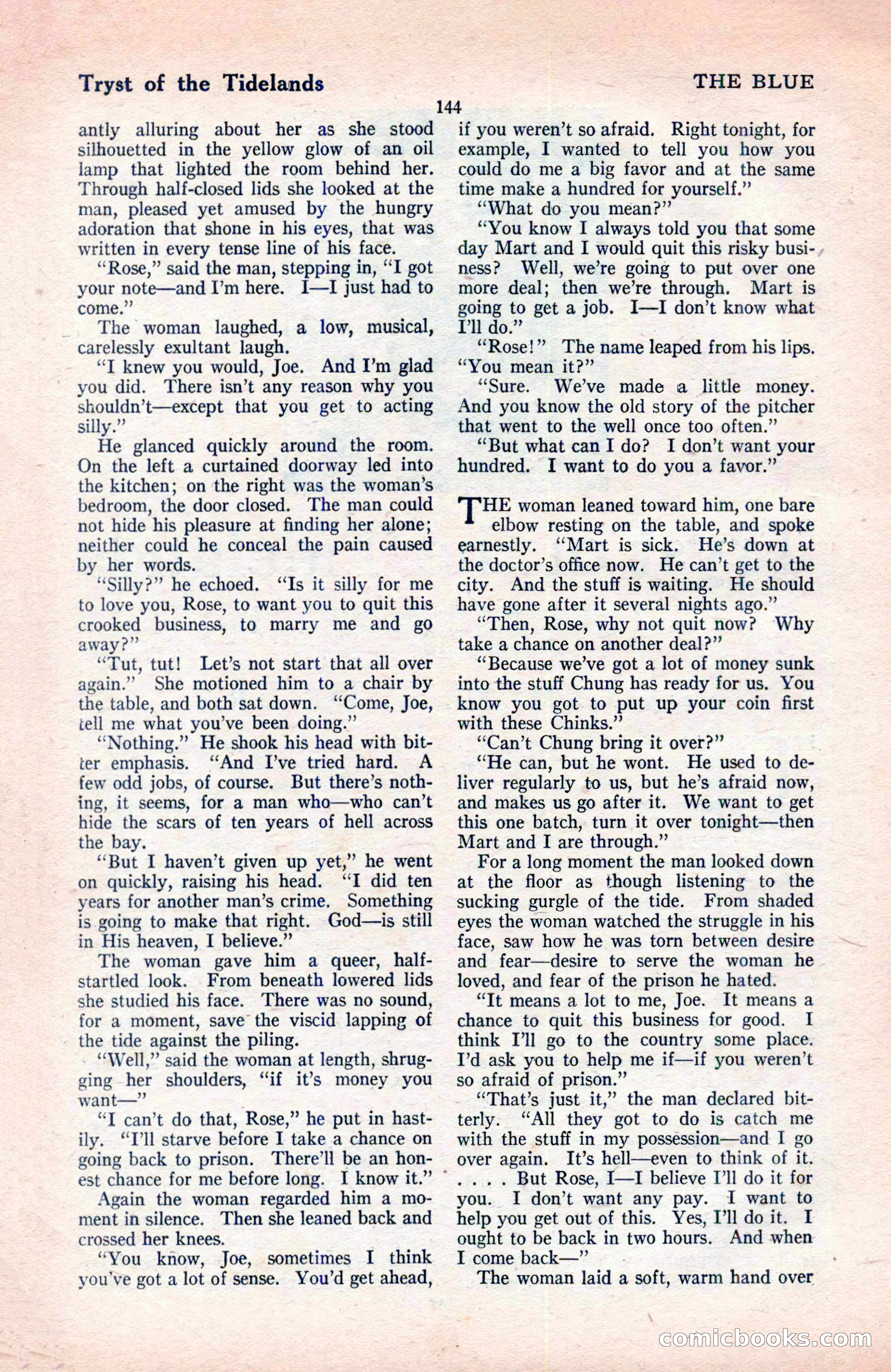 The Blue Book Magazine, May 1922 — page 150 of 208