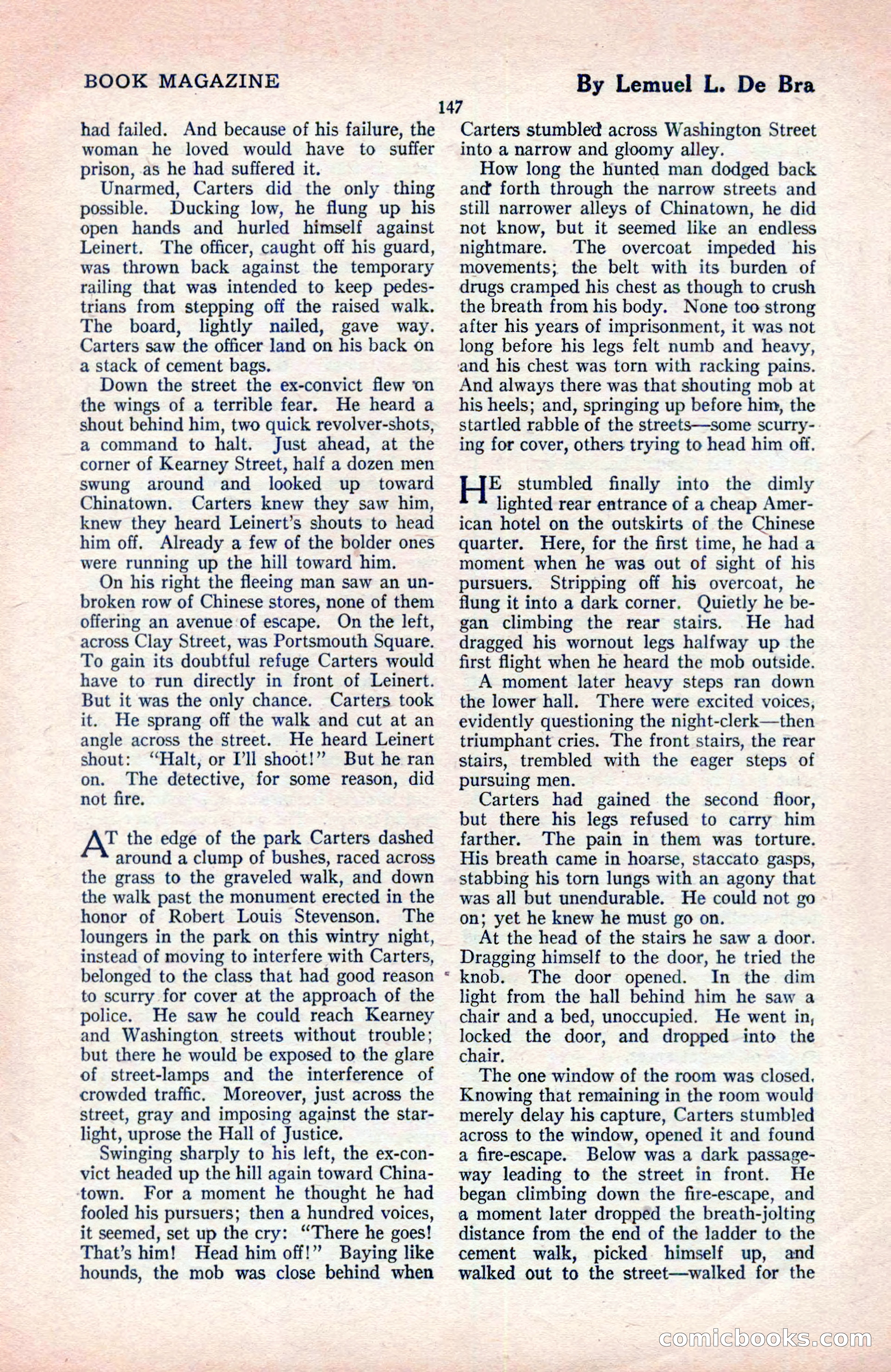 The Blue Book Magazine, May 1922 — page 153 of 208