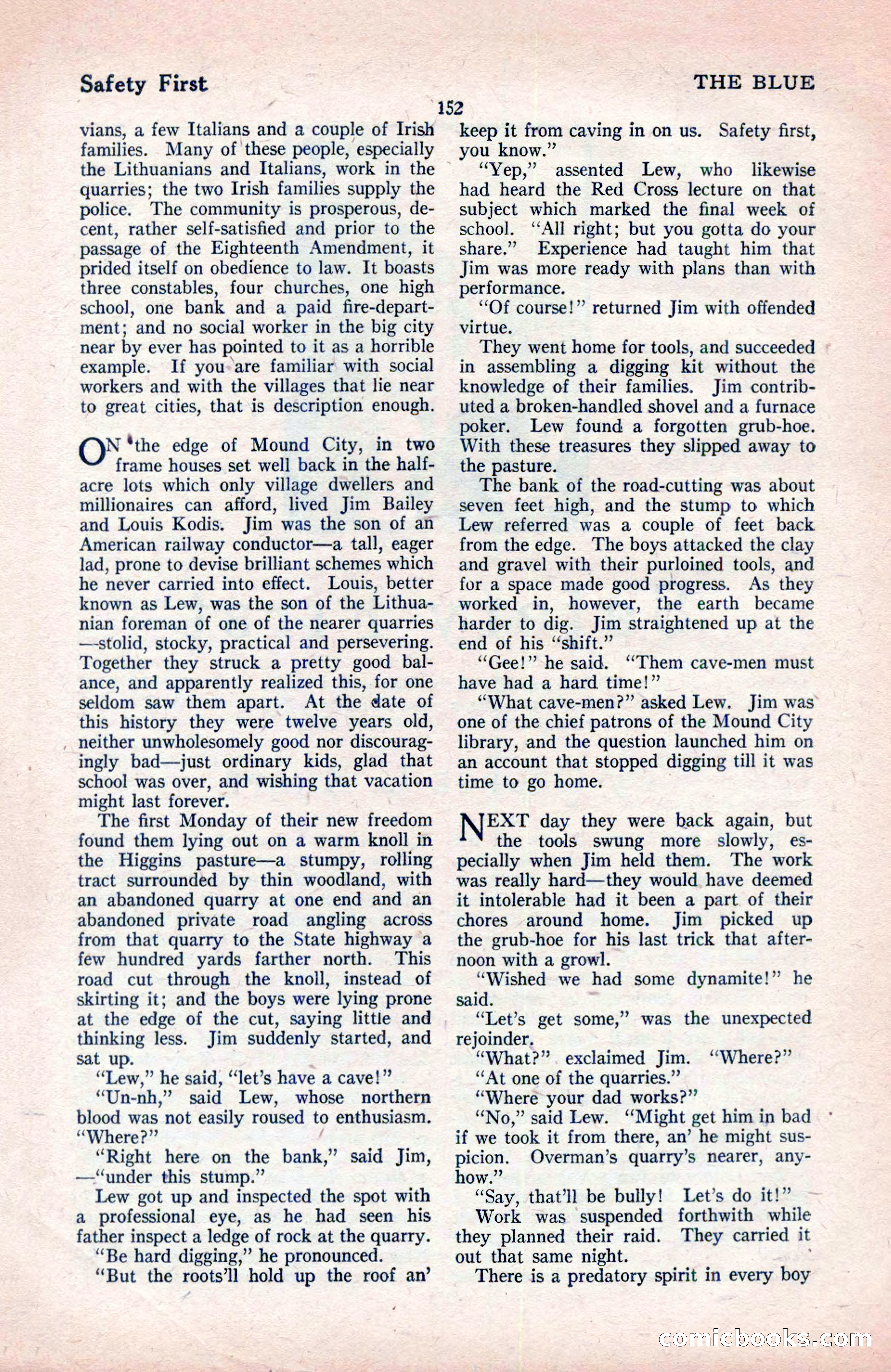 The Blue Book Magazine, May 1922 — page 158 of 208