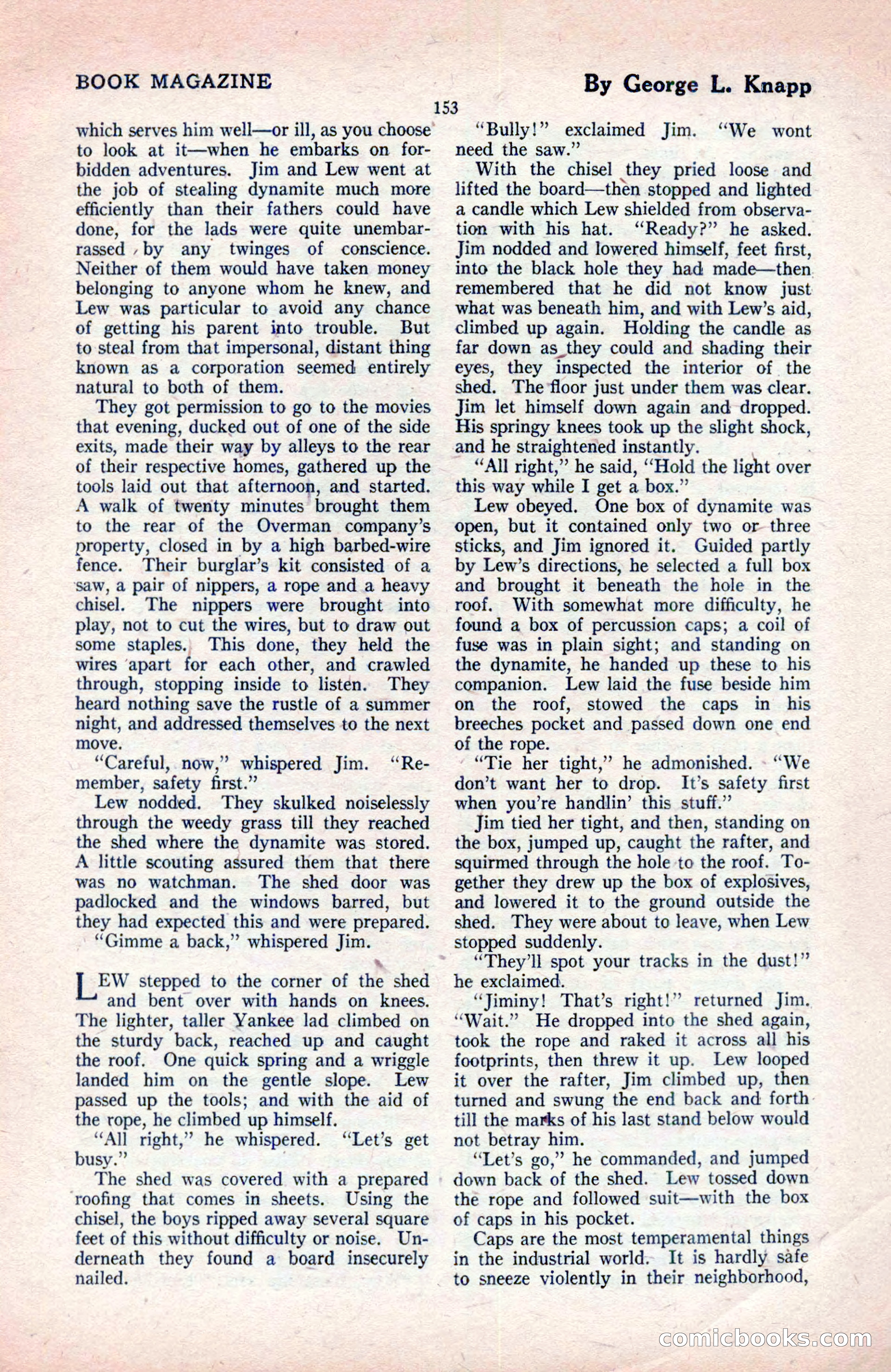 The Blue Book Magazine, May 1922 — page 159 of 208