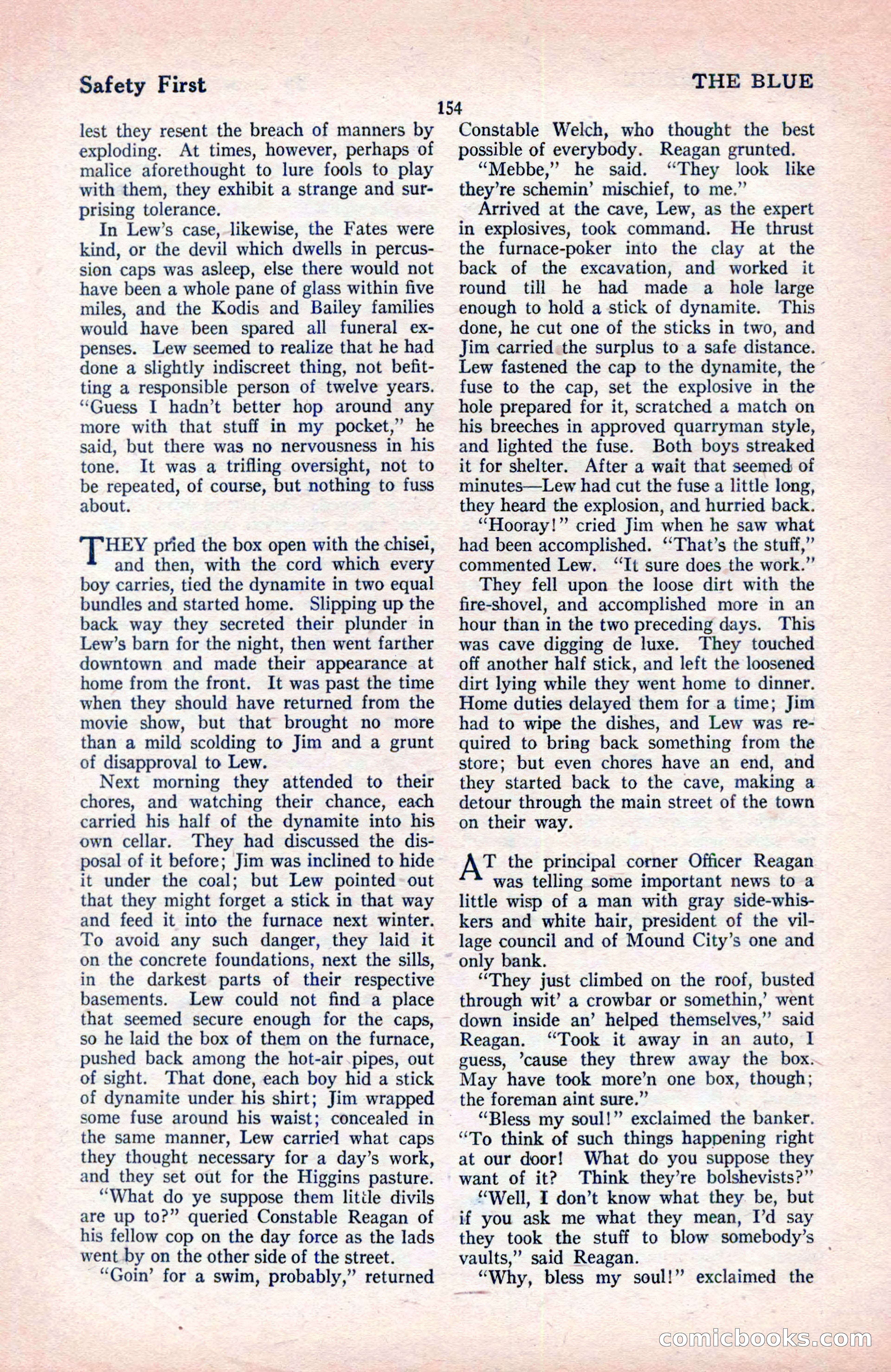The Blue Book Magazine, May 1922 — page 160 of 208