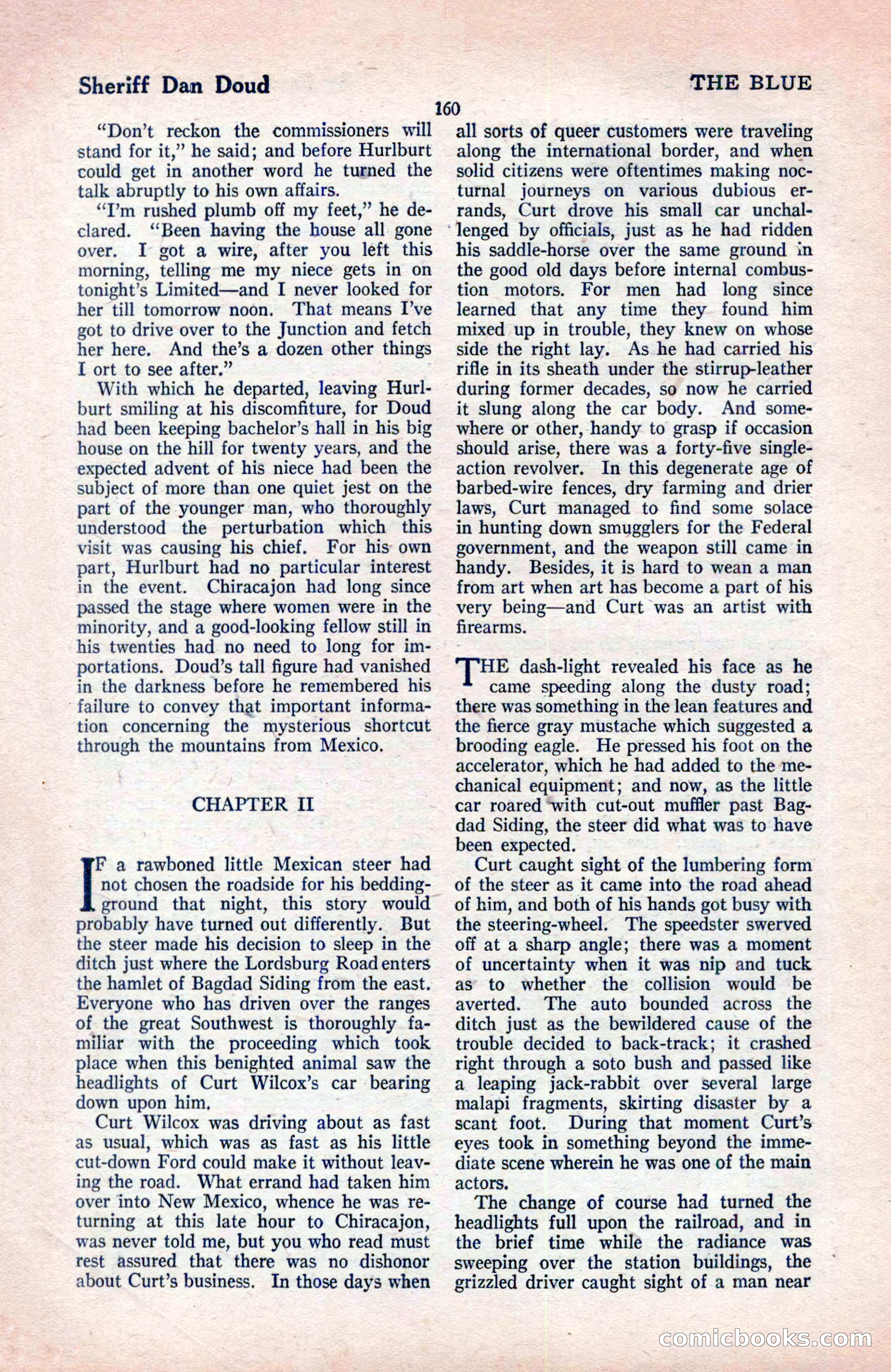 The Blue Book Magazine, May 1922 — page 166 of 208