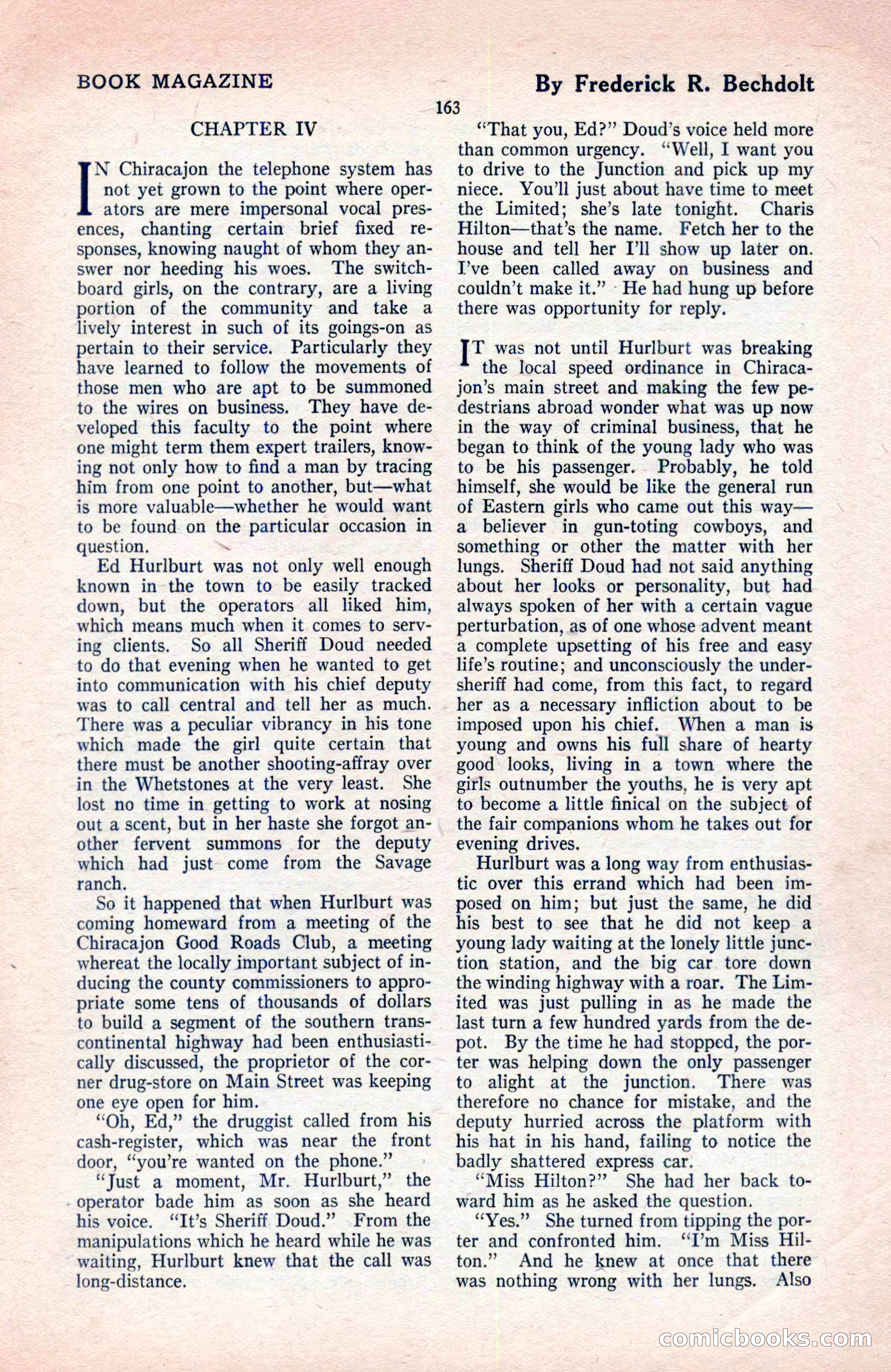 The Blue Book Magazine, May 1922 — page 169 of 208