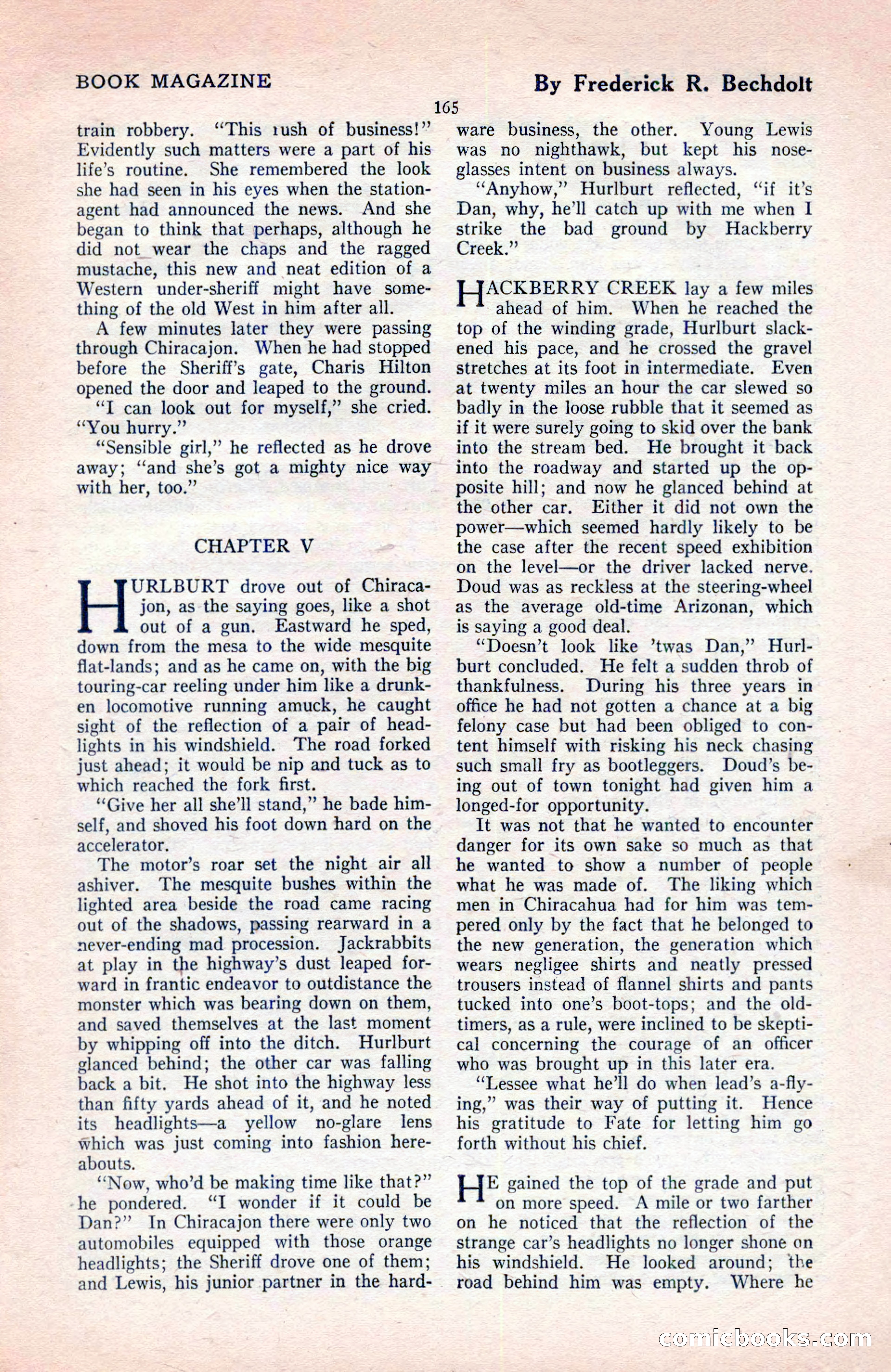 The Blue Book Magazine, May 1922 — page 171 of 208