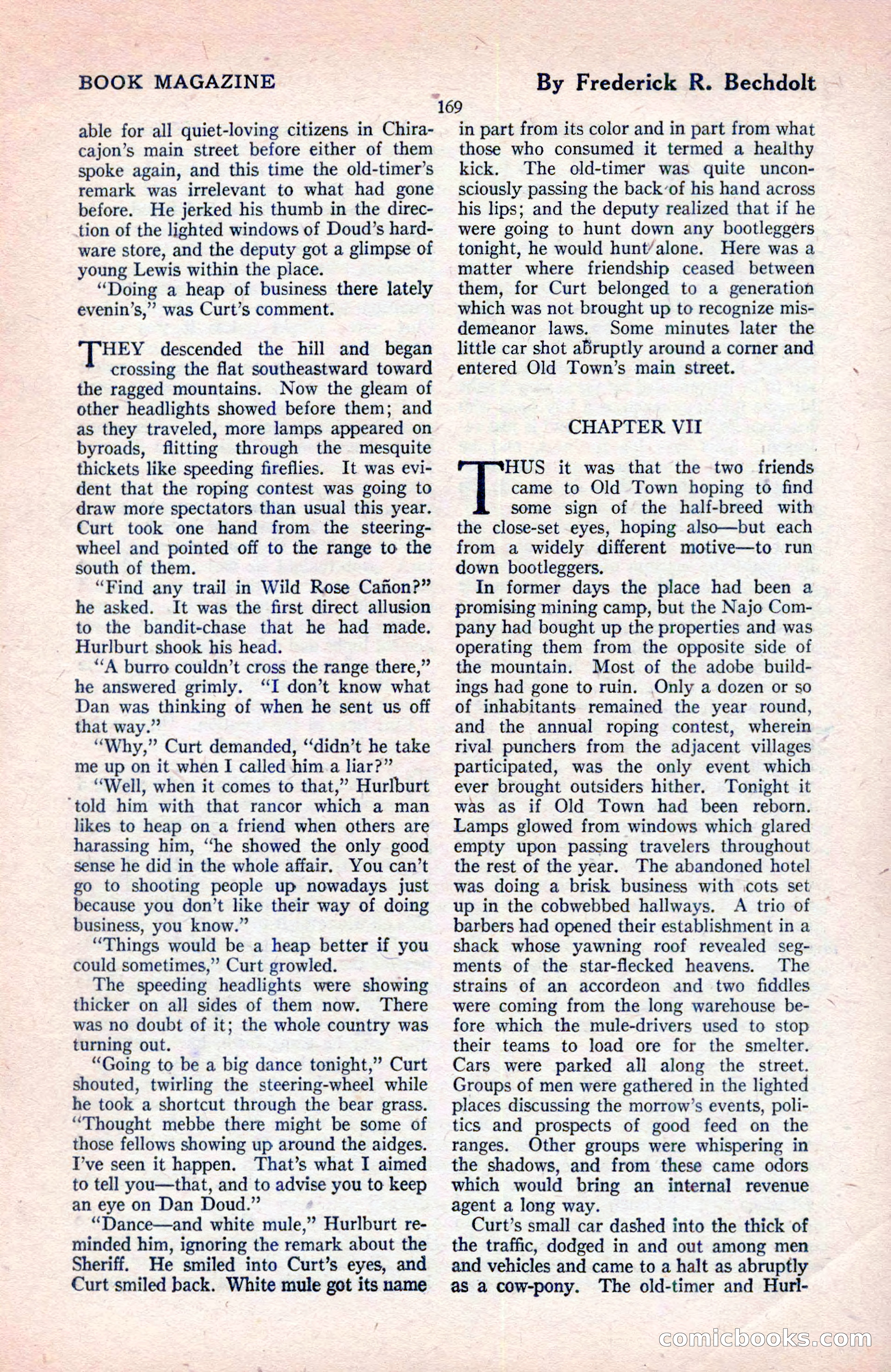 The Blue Book Magazine, May 1922 — page 175 of 208
