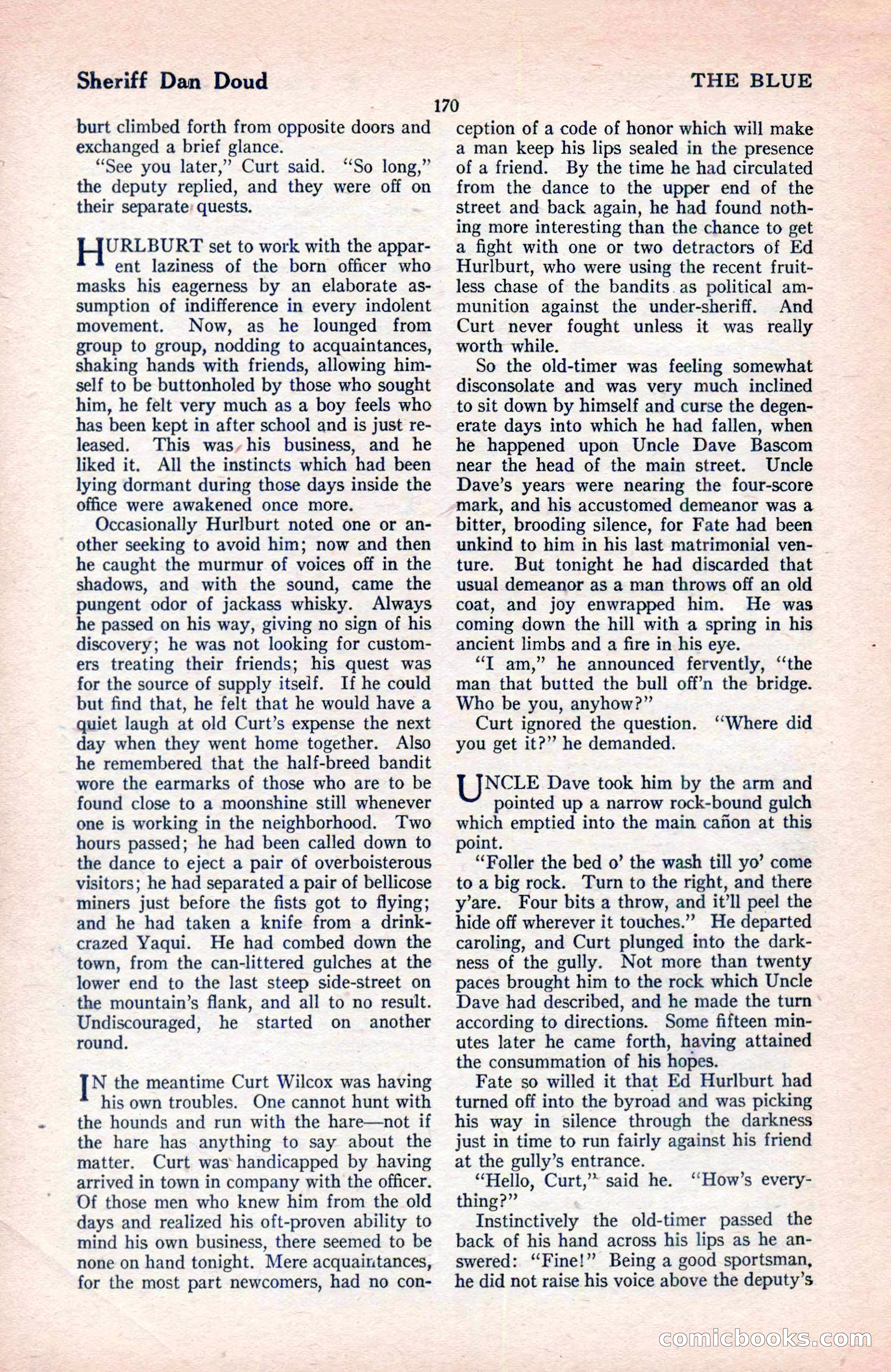 The Blue Book Magazine, May 1922 — page 176 of 208