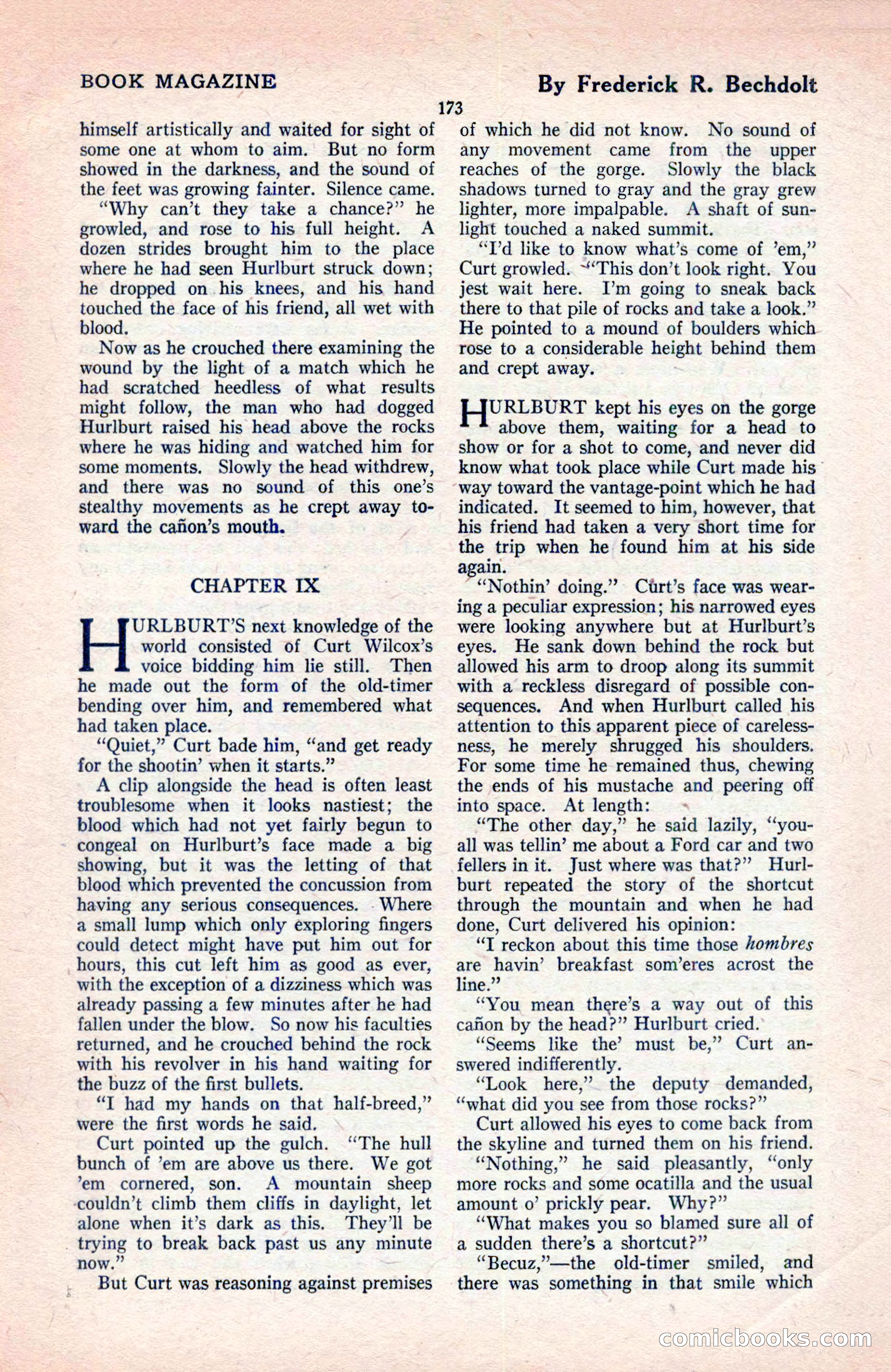 The Blue Book Magazine, May 1922 — page 179 of 208
