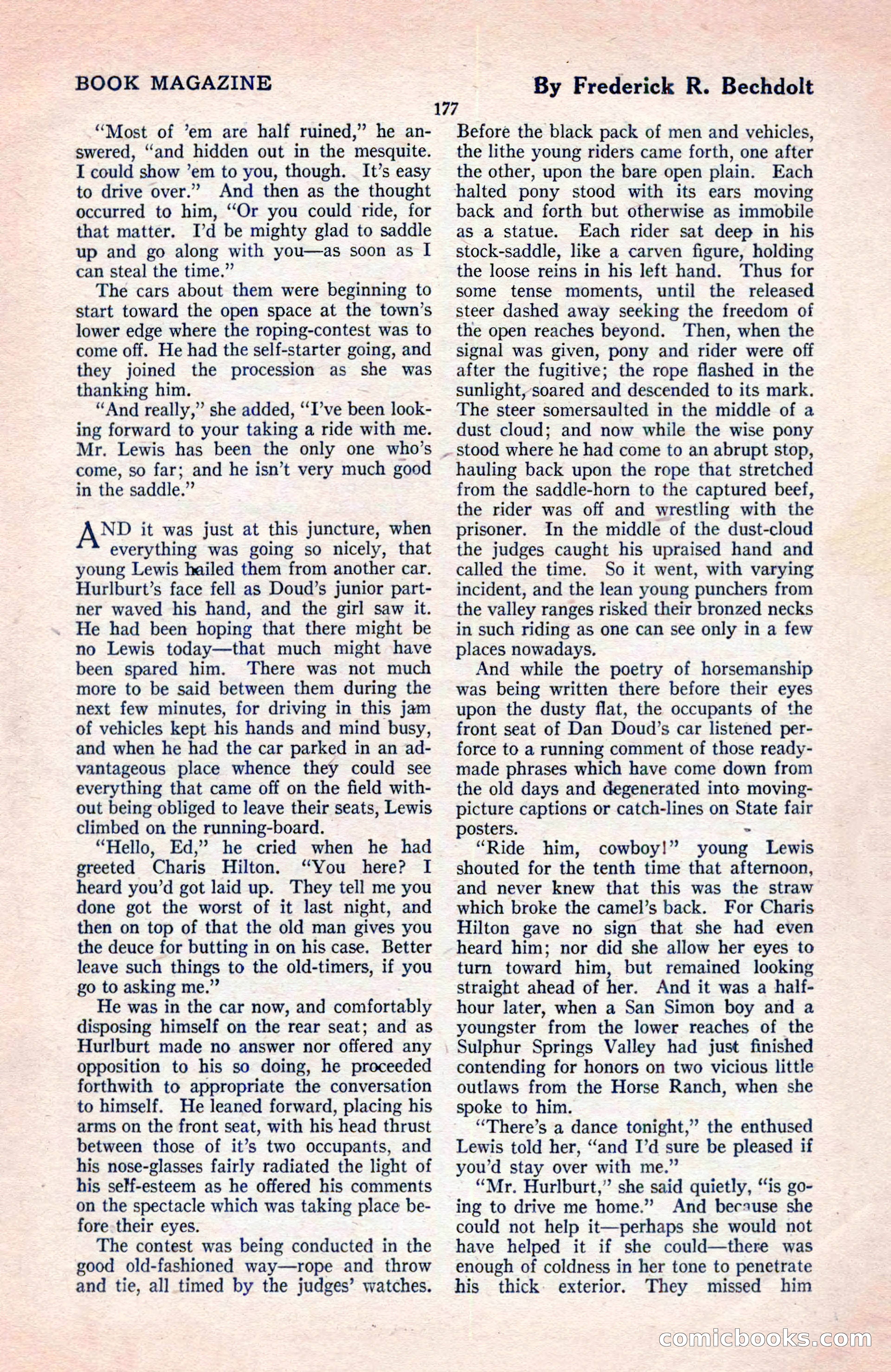 The Blue Book Magazine, May 1922 — page 183 of 208