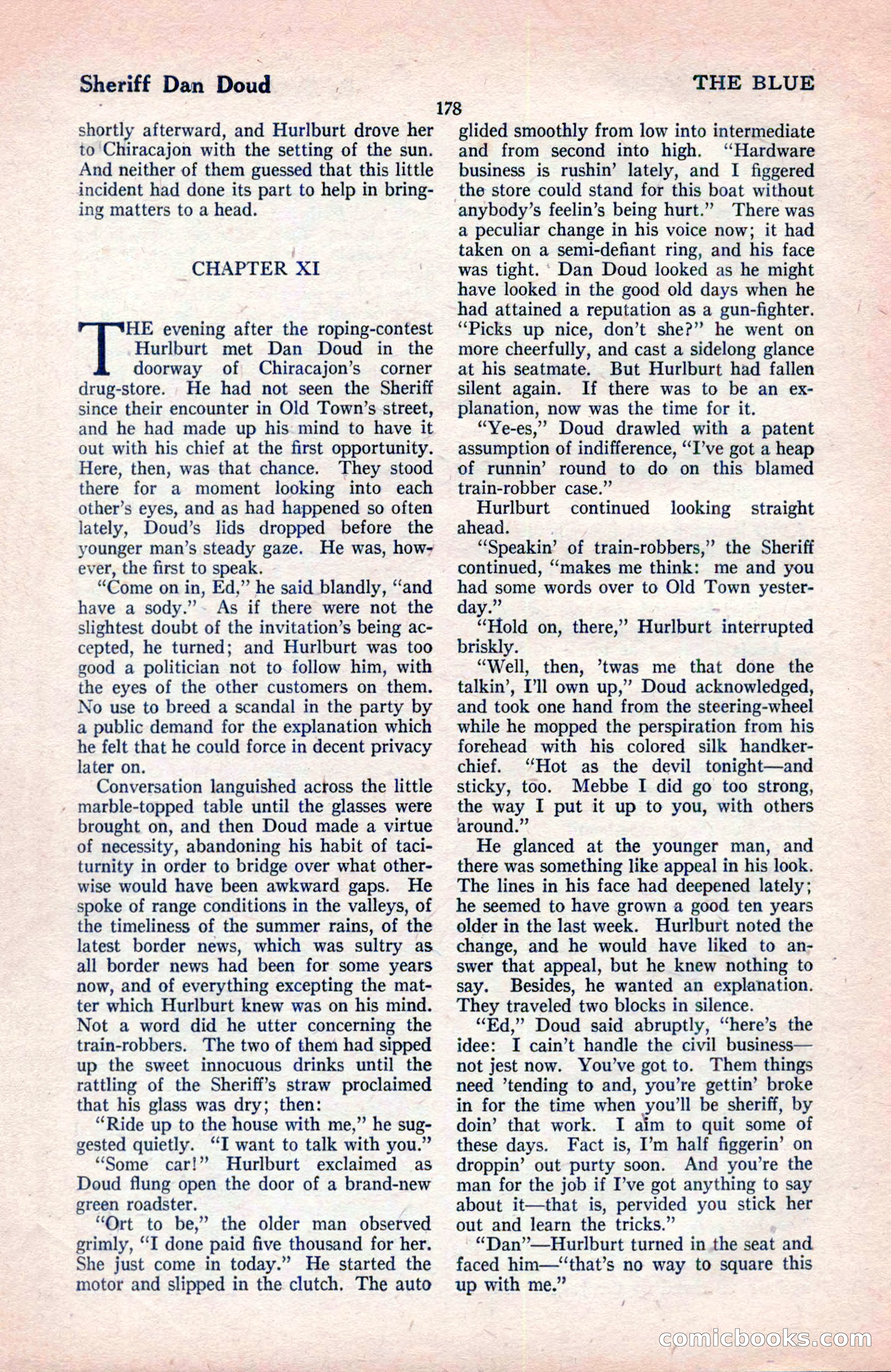 The Blue Book Magazine, May 1922 — page 184 of 208
