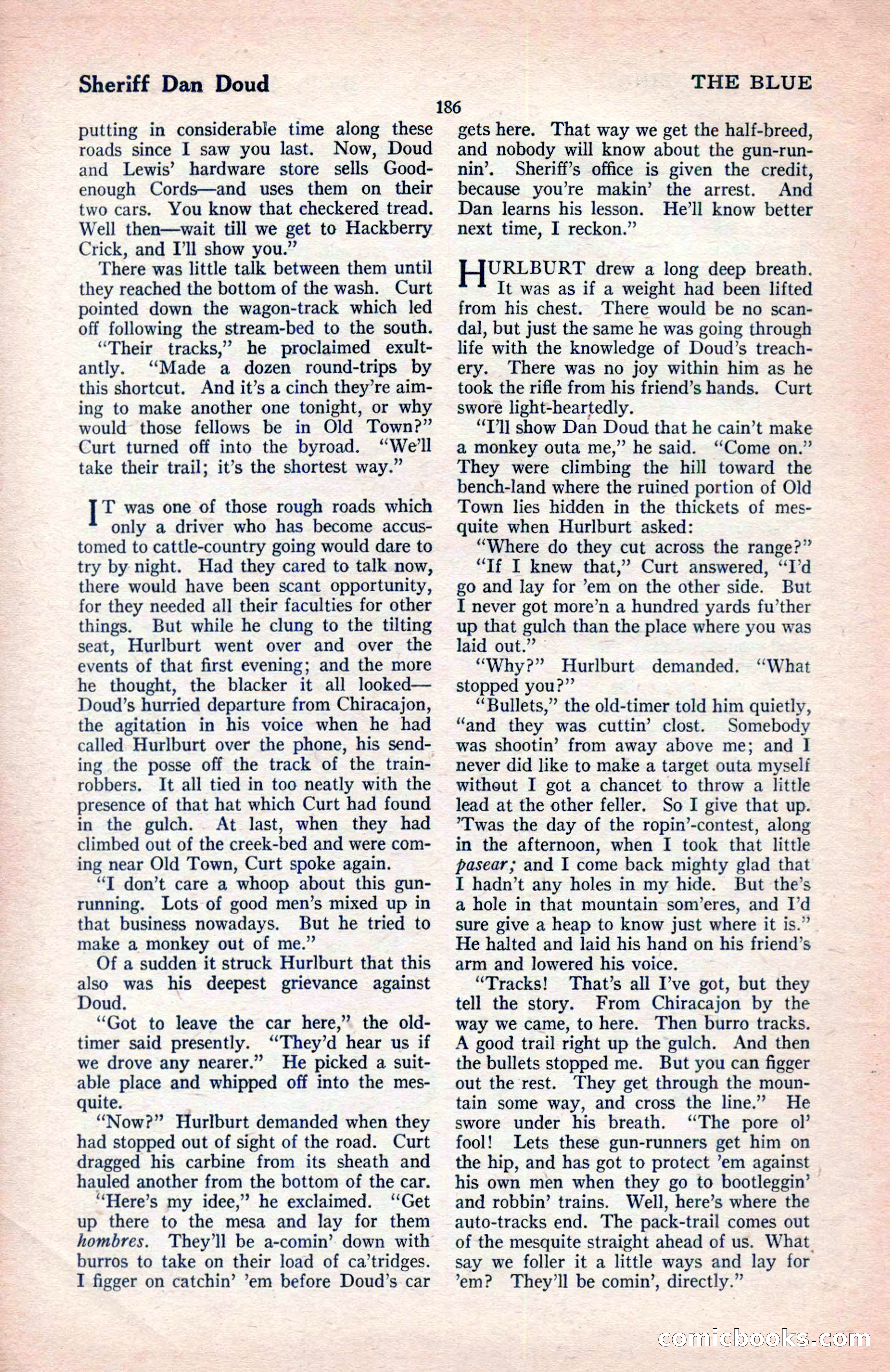 The Blue Book Magazine, May 1922 — page 192 of 208