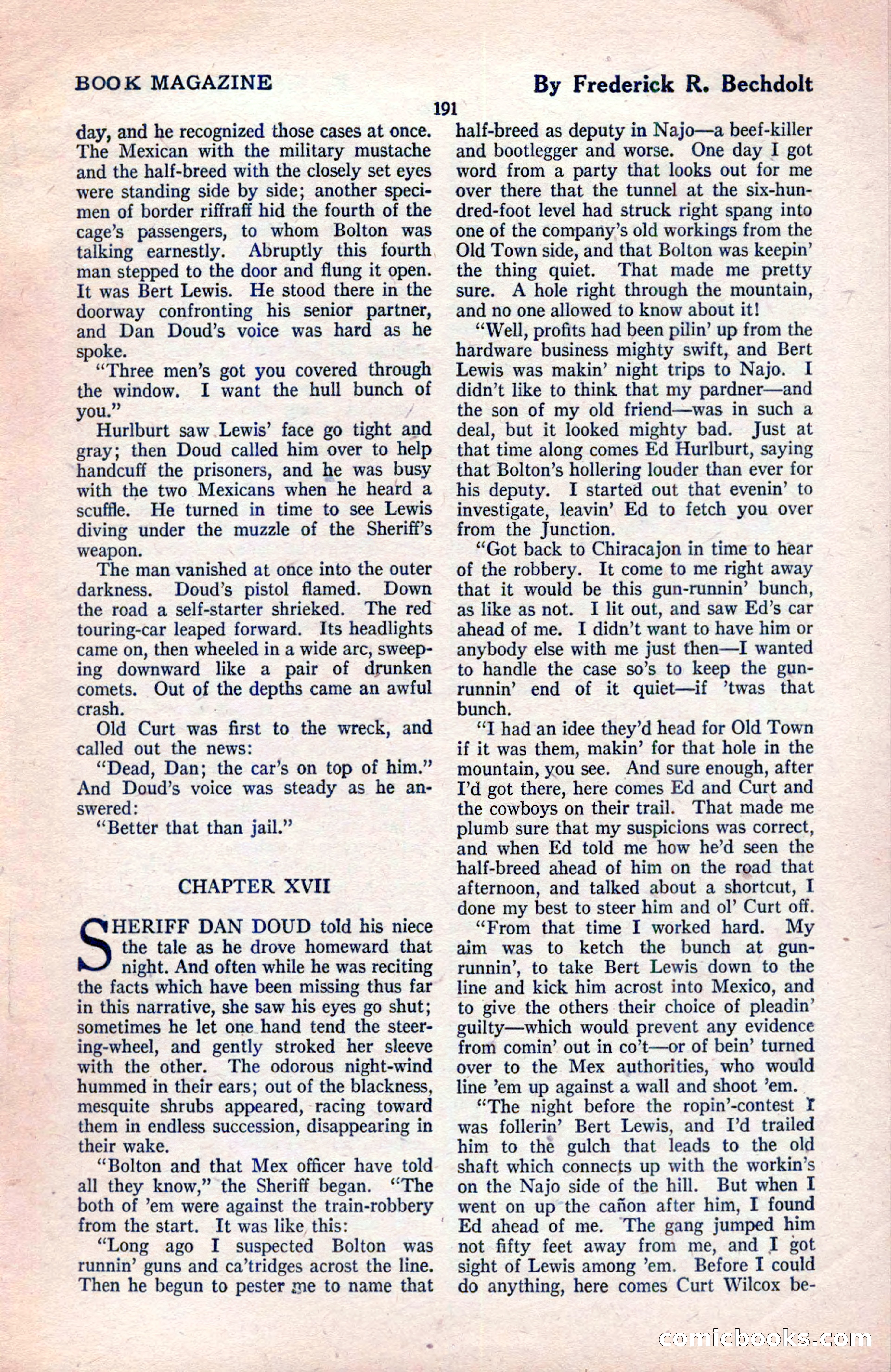 The Blue Book Magazine, May 1922 — page 197 of 208