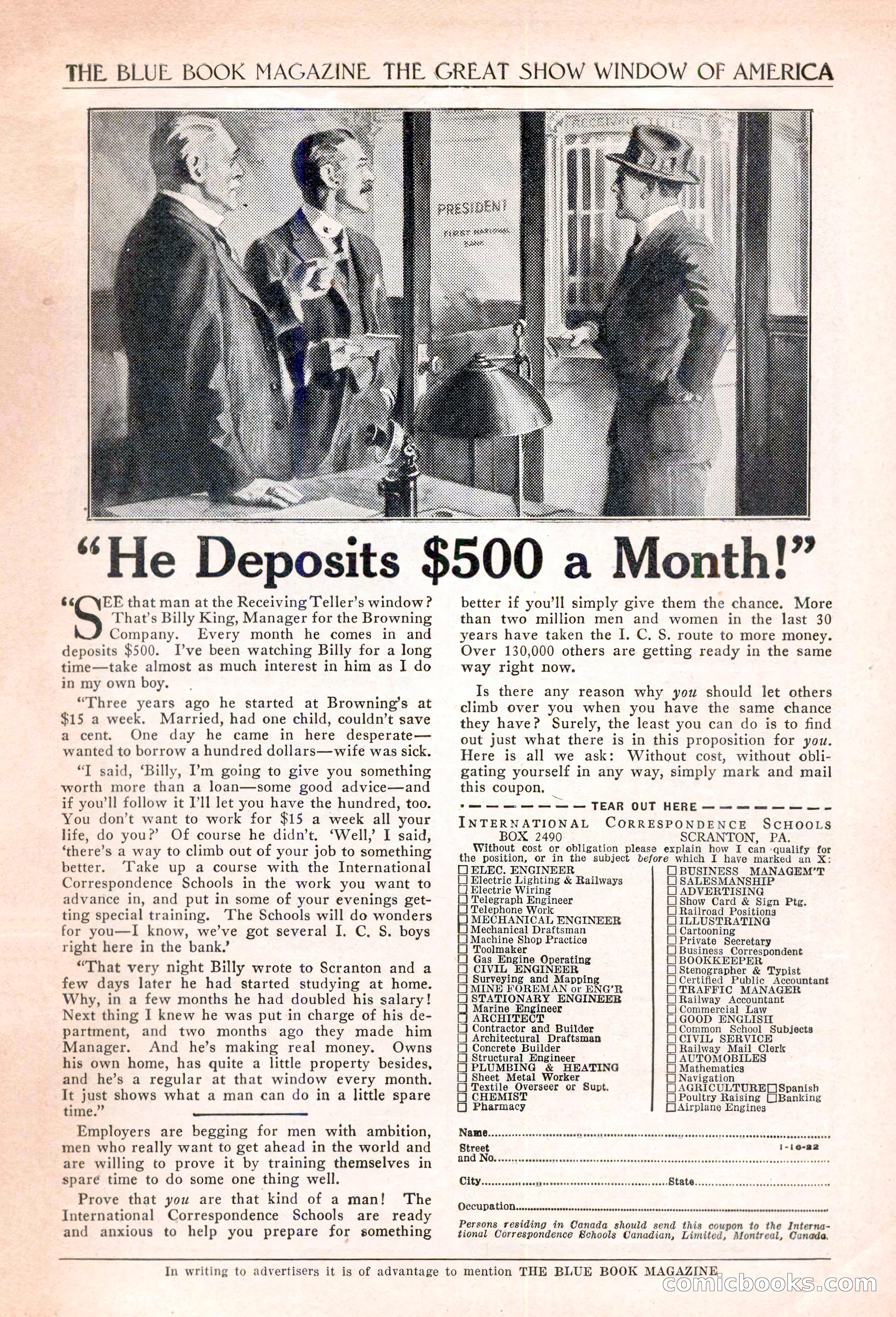 The Blue Book Magazine, May 1922 — page 199 of 208