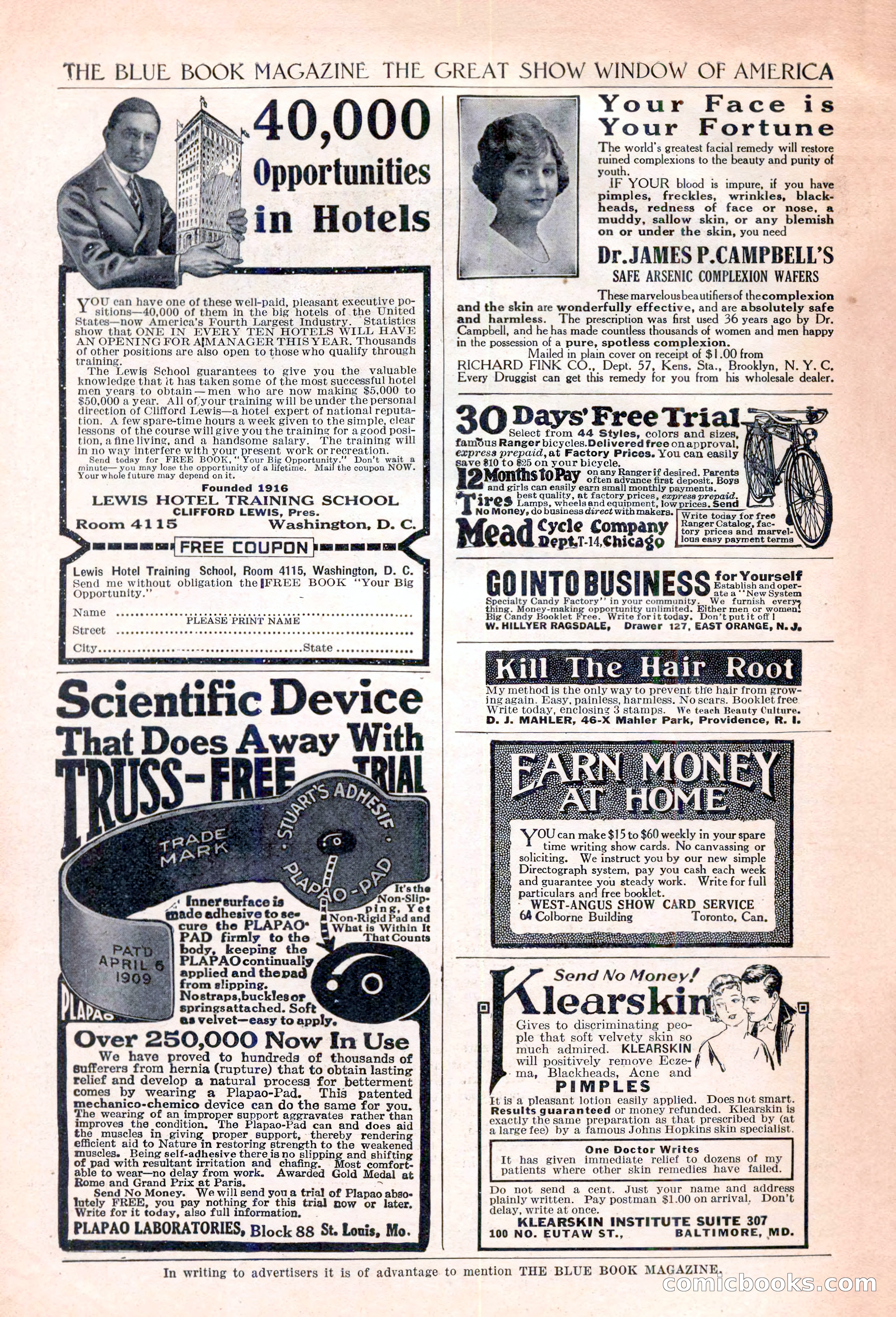 The Blue Book Magazine, May 1922 — page 200 of 208