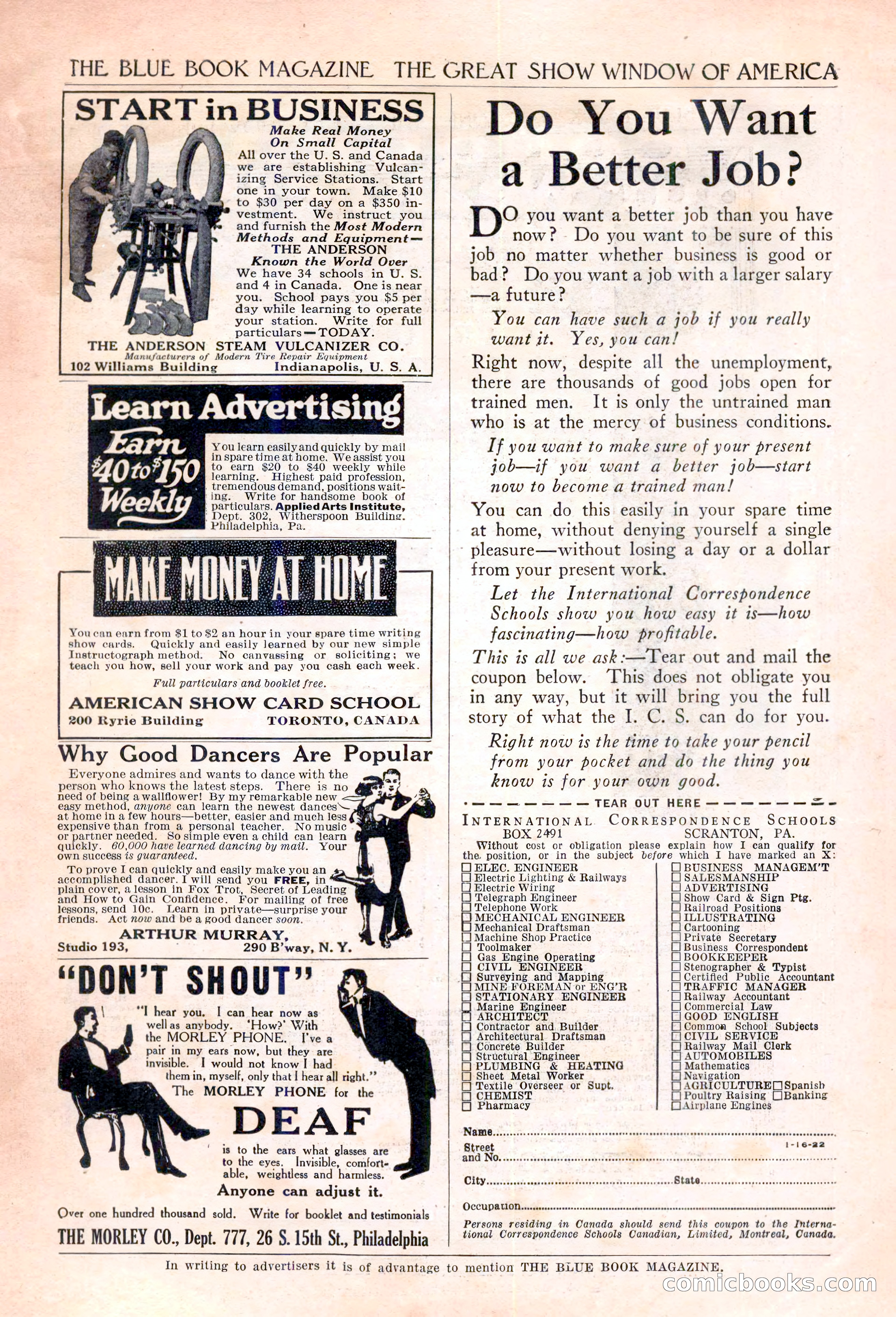 The Blue Book Magazine, May 1922 — page 205 of 208