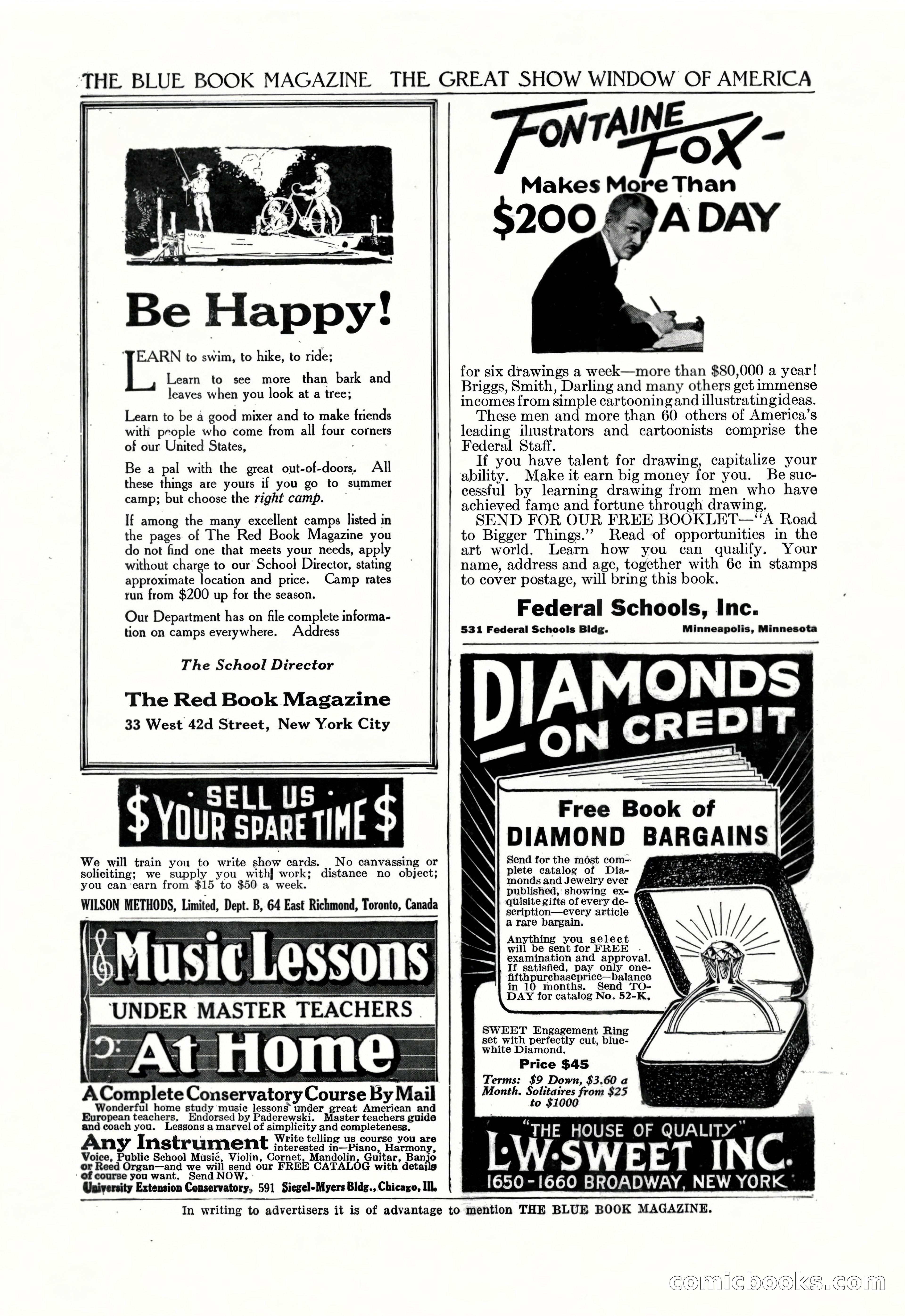The Blue Book Magazine, May 1922 — page 207 of 208