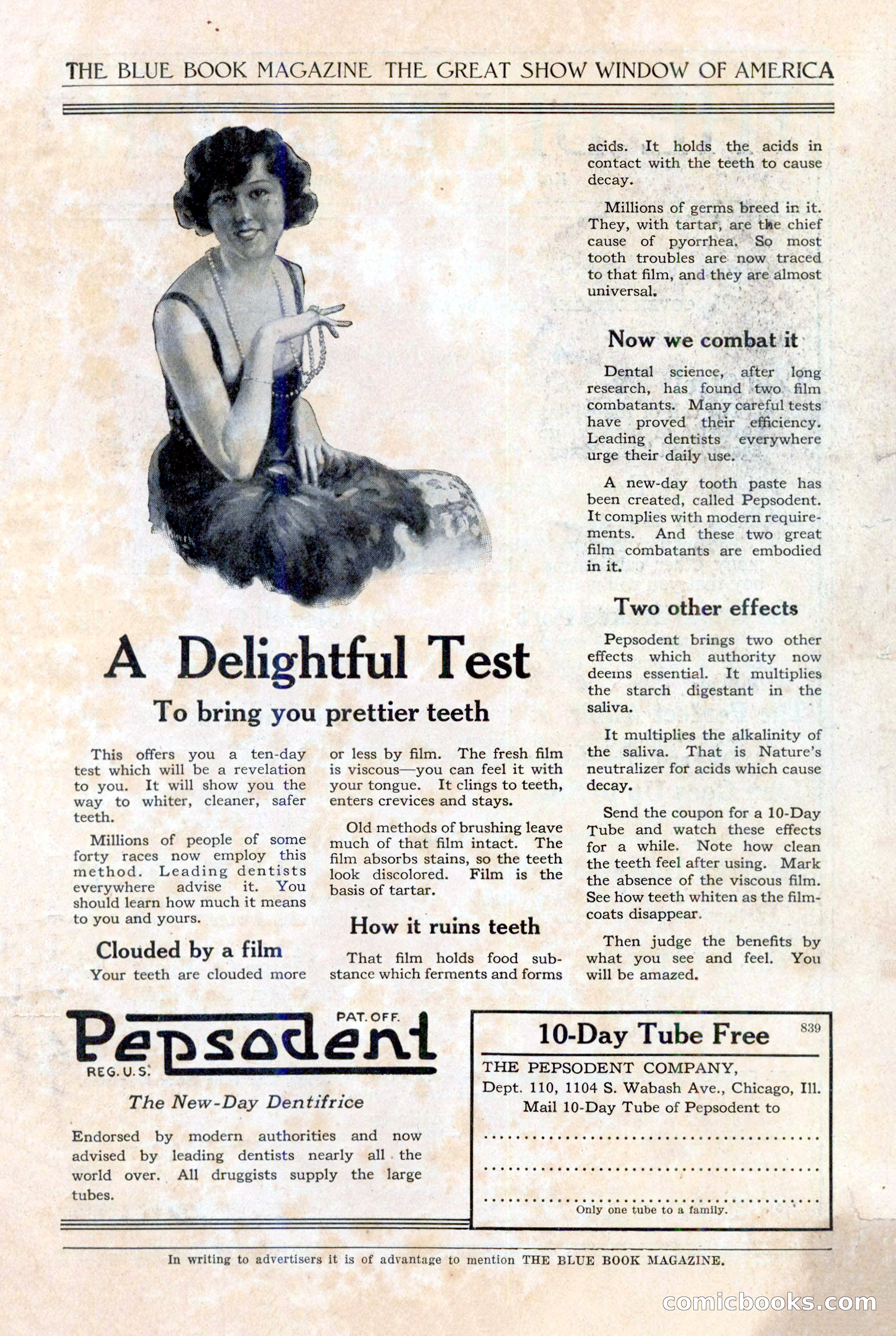 The Blue Book Magazine, August 1922 — page 3 of 208