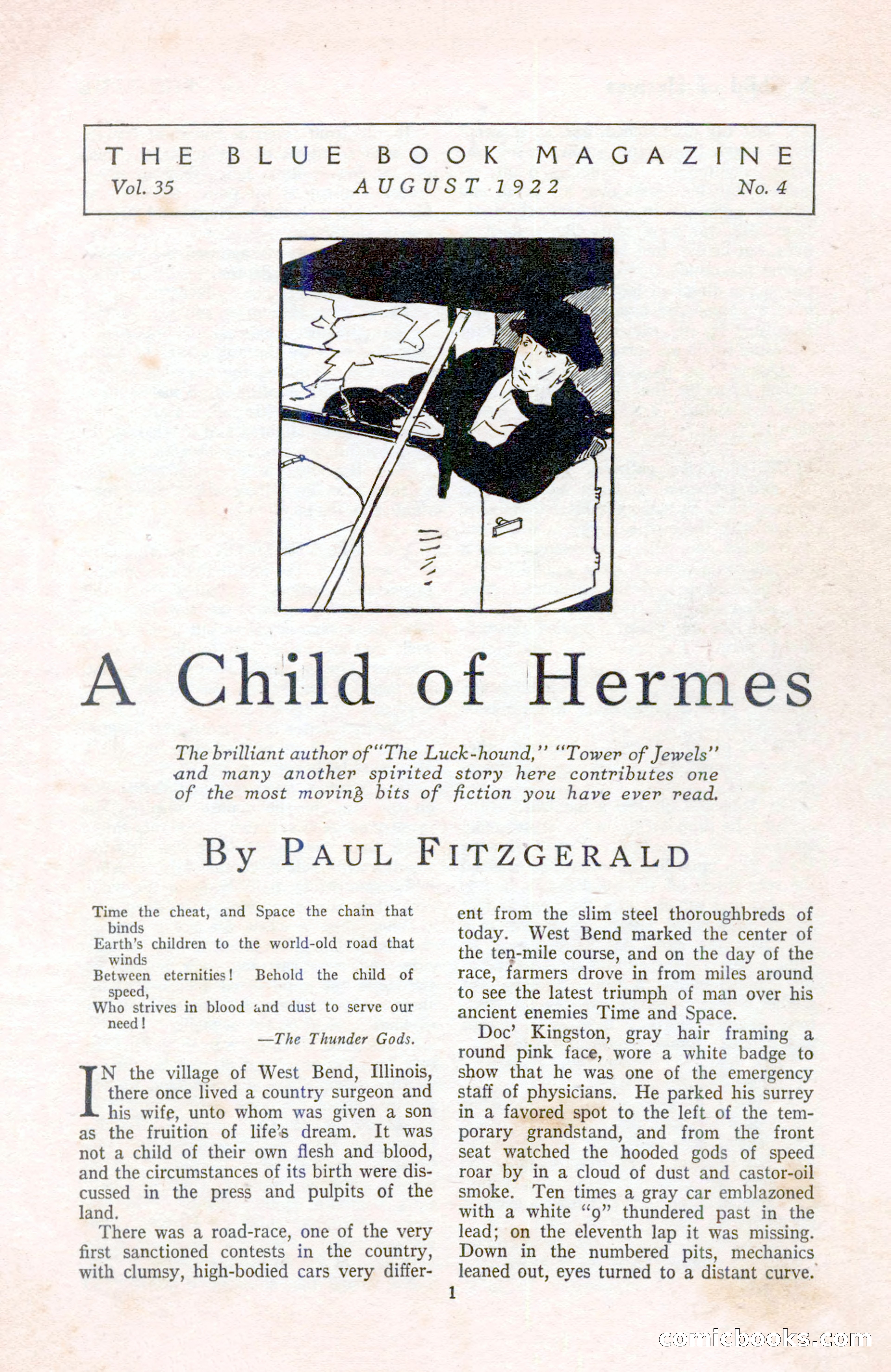 The Blue Book Magazine, August 1922 — page 7 of 208