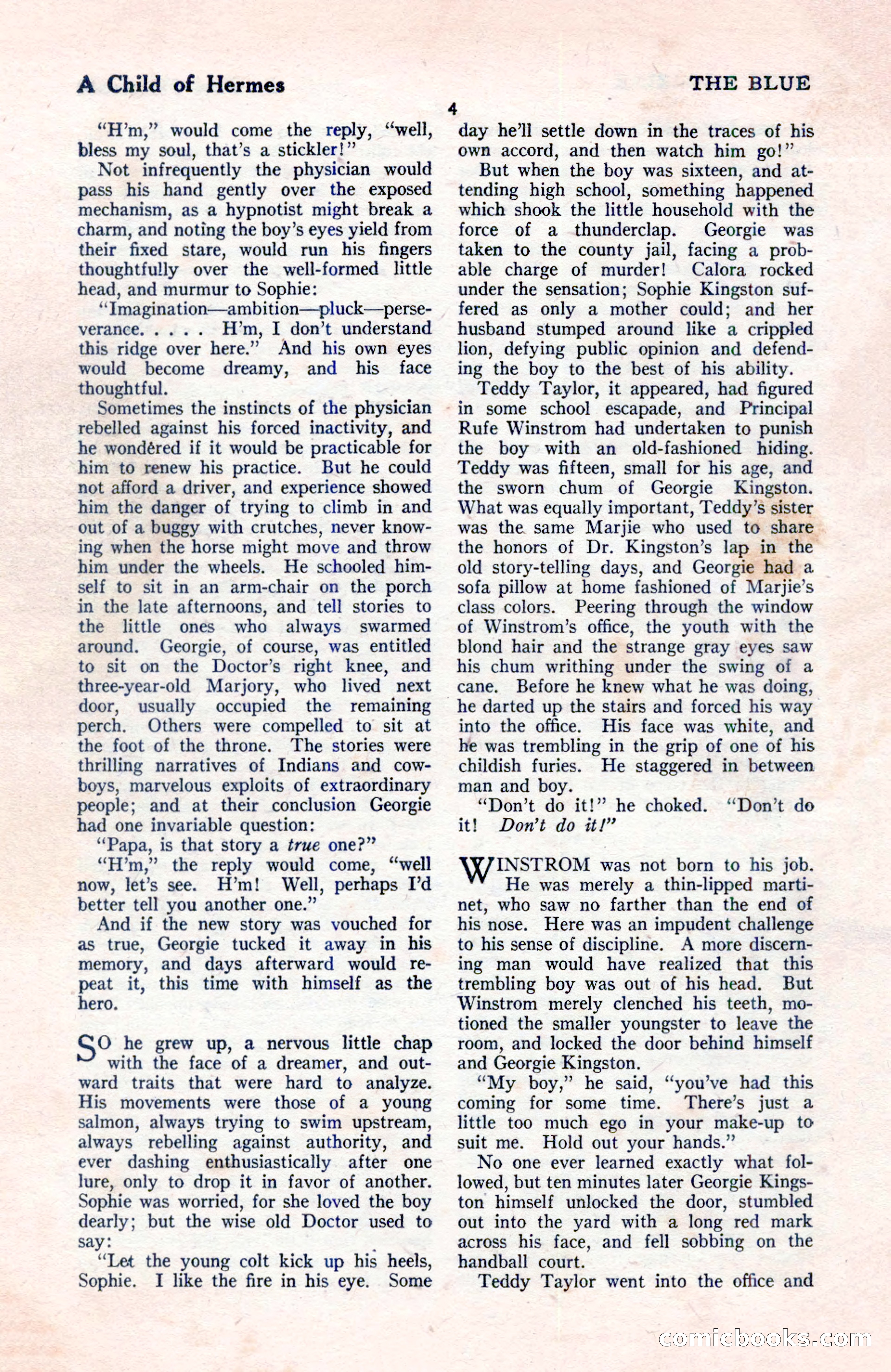 The Blue Book Magazine, August 1922 — page 10 of 208